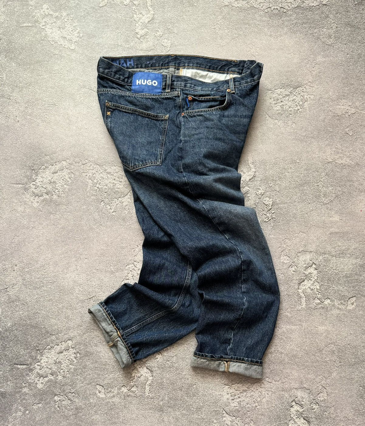 Denime × Hugo Boss Hugo boss 36/32 JOHAN denim blue pant trouser Jean chino Size US 36 / EU 52 - 11 Thumbnail
