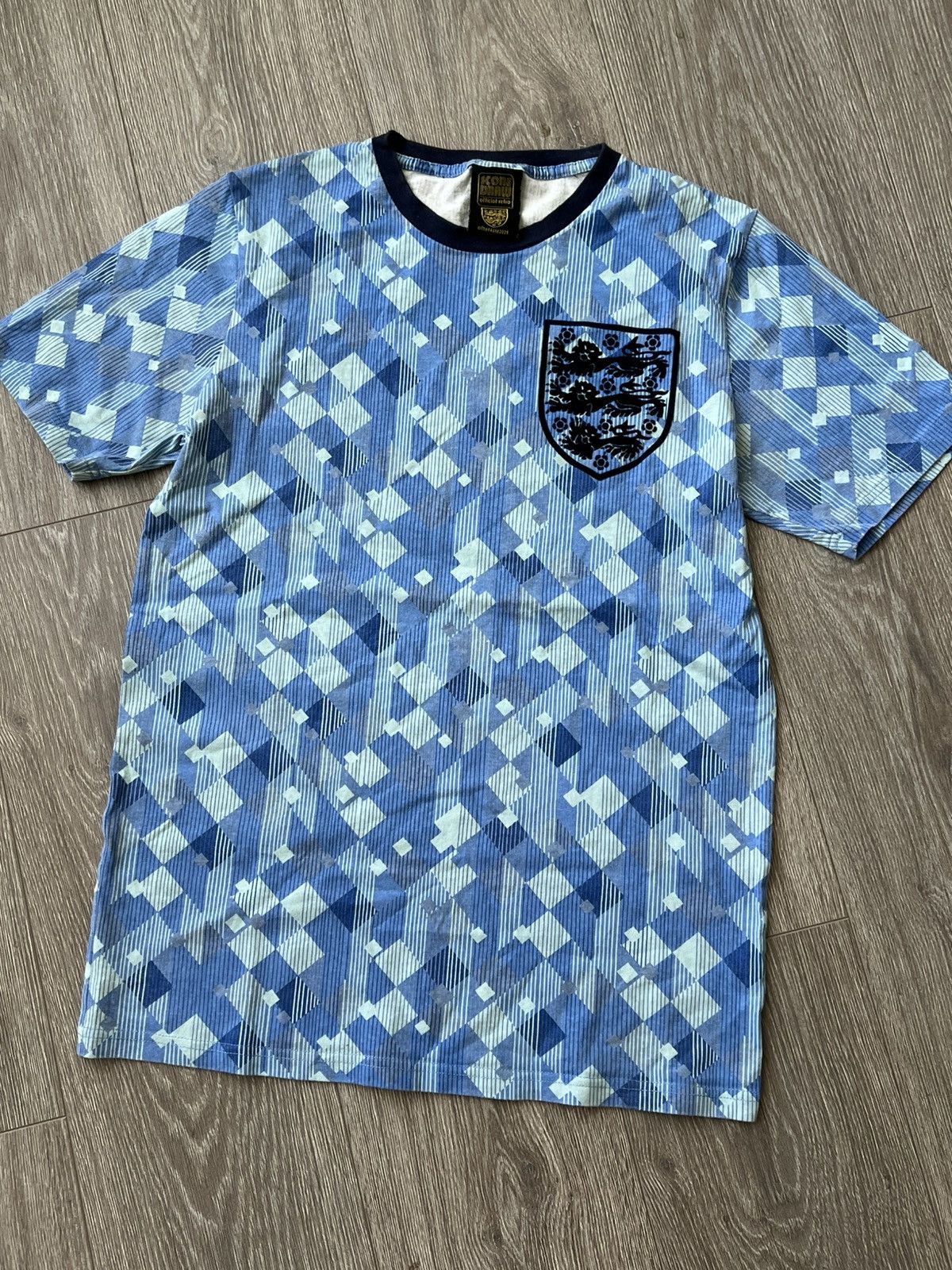 Vintage Score Draw England T-Shirt Size US M / EU 48-50 / 2 - 2 Thumbnail