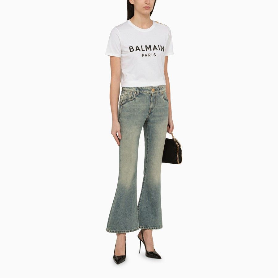 Balmain o1d2blof0824 Denim Jeans in Blue Size 26" / US 2 / IT 38 - 2 Thumbnail