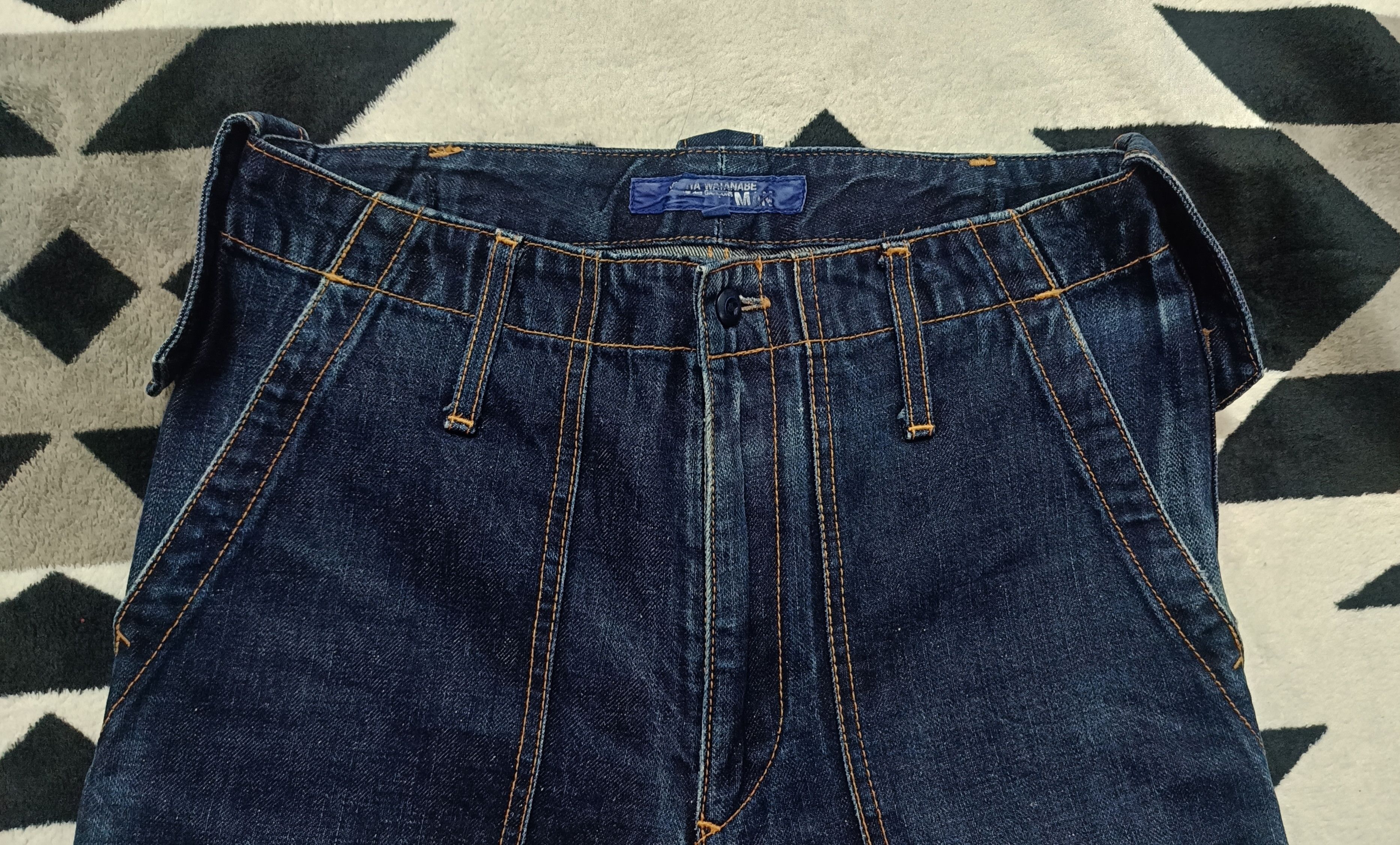 Junya Watanabe 🔥🔥Rare Junya Watanabe CDG 2004 Military Denim Cargo Pants Size US 30 / EU 46 - 6 Thumbnail