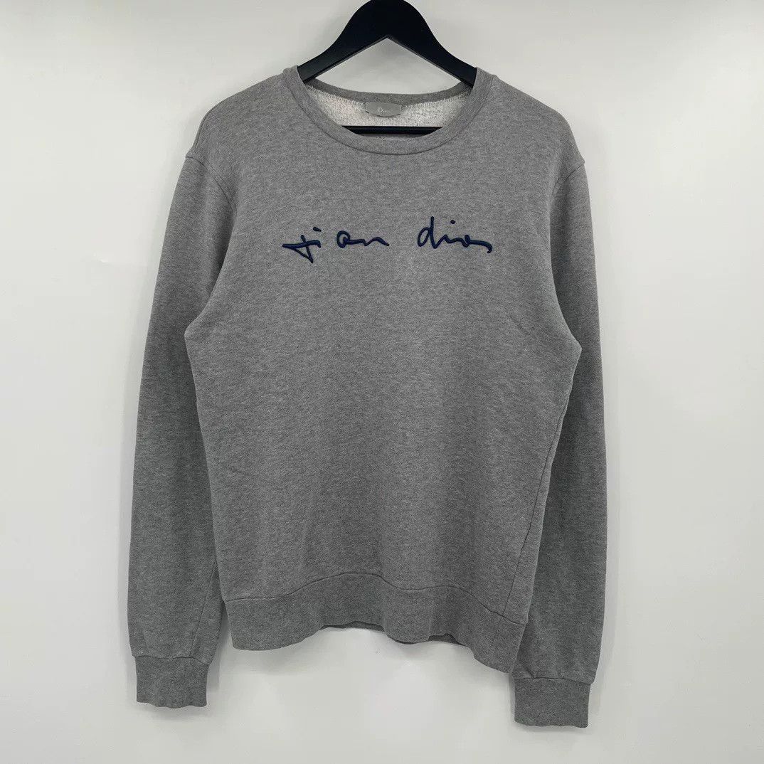 Dior Dior Gray Hoodie S Men Size US S / EU 44-46 / 1 - 1 Thumbnail