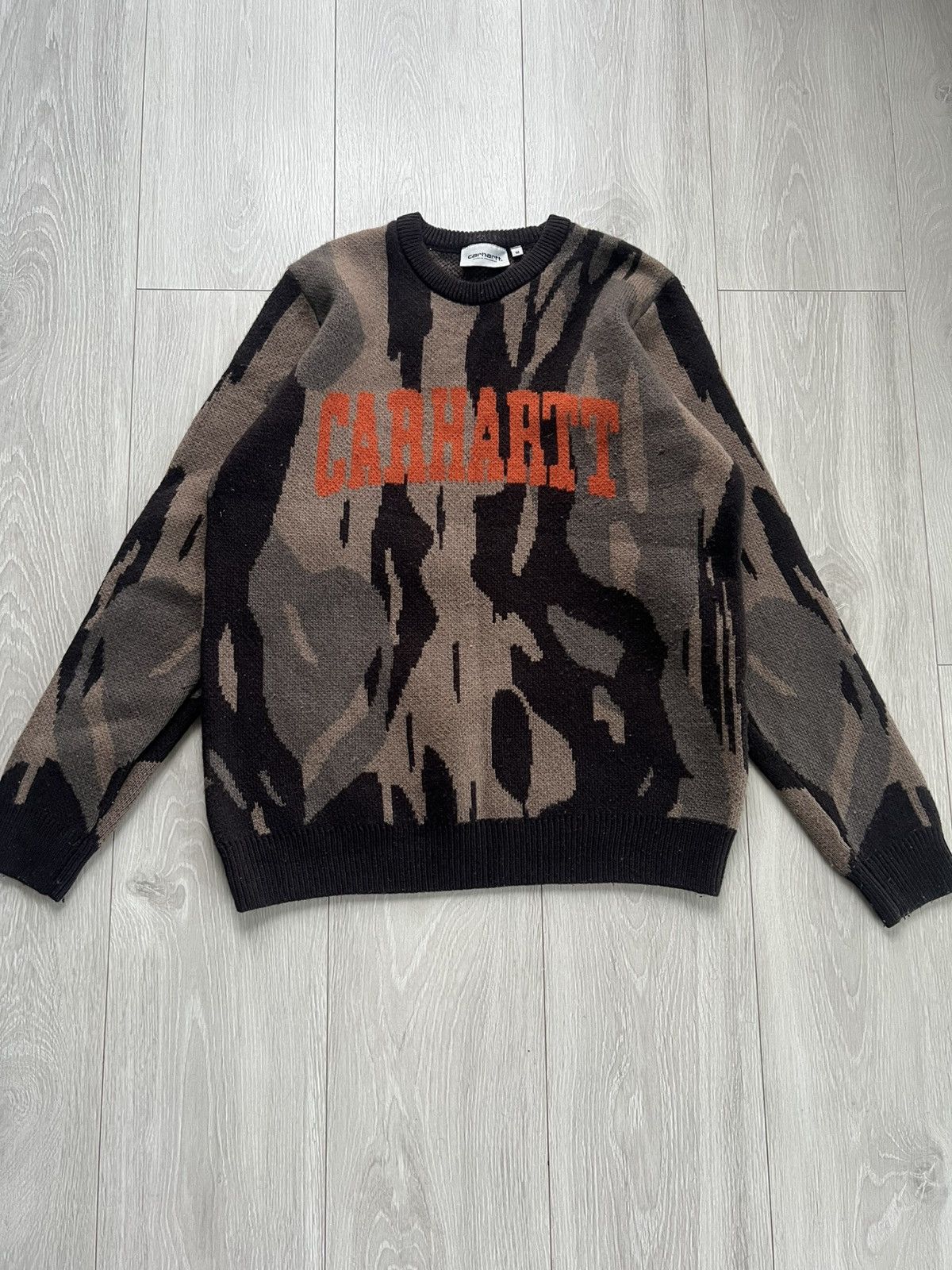 Carhartt Carhartt khaki wool sweater Size US M / EU 48-50 / 2 - 1 Thumbnail