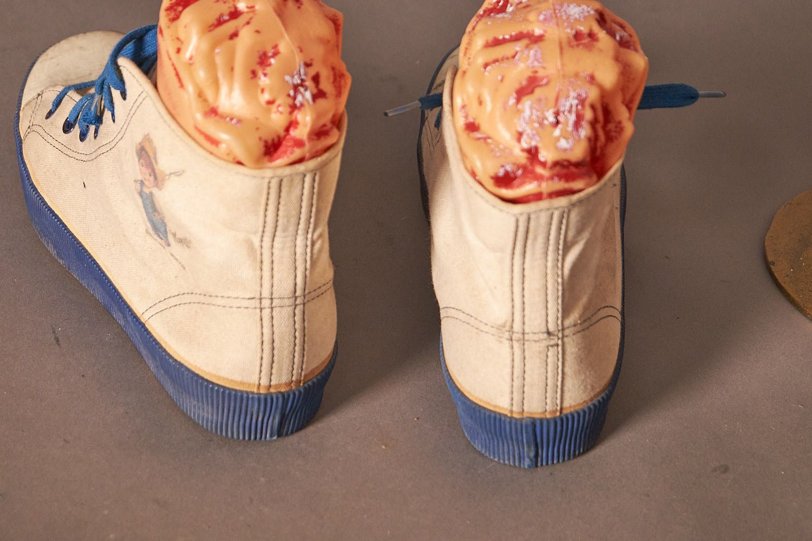 Vintage Vintage 1970s Moppet Moon Star Hightop Sneakers Size US 6.5 / IT 36.5 - 5 Thumbnail