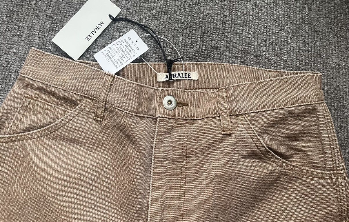 Auralee Auralee Washed Organic Canvas Pants size 2 Light Brown Size 28" / US 6 / IT 42 - 6 Thumbnail