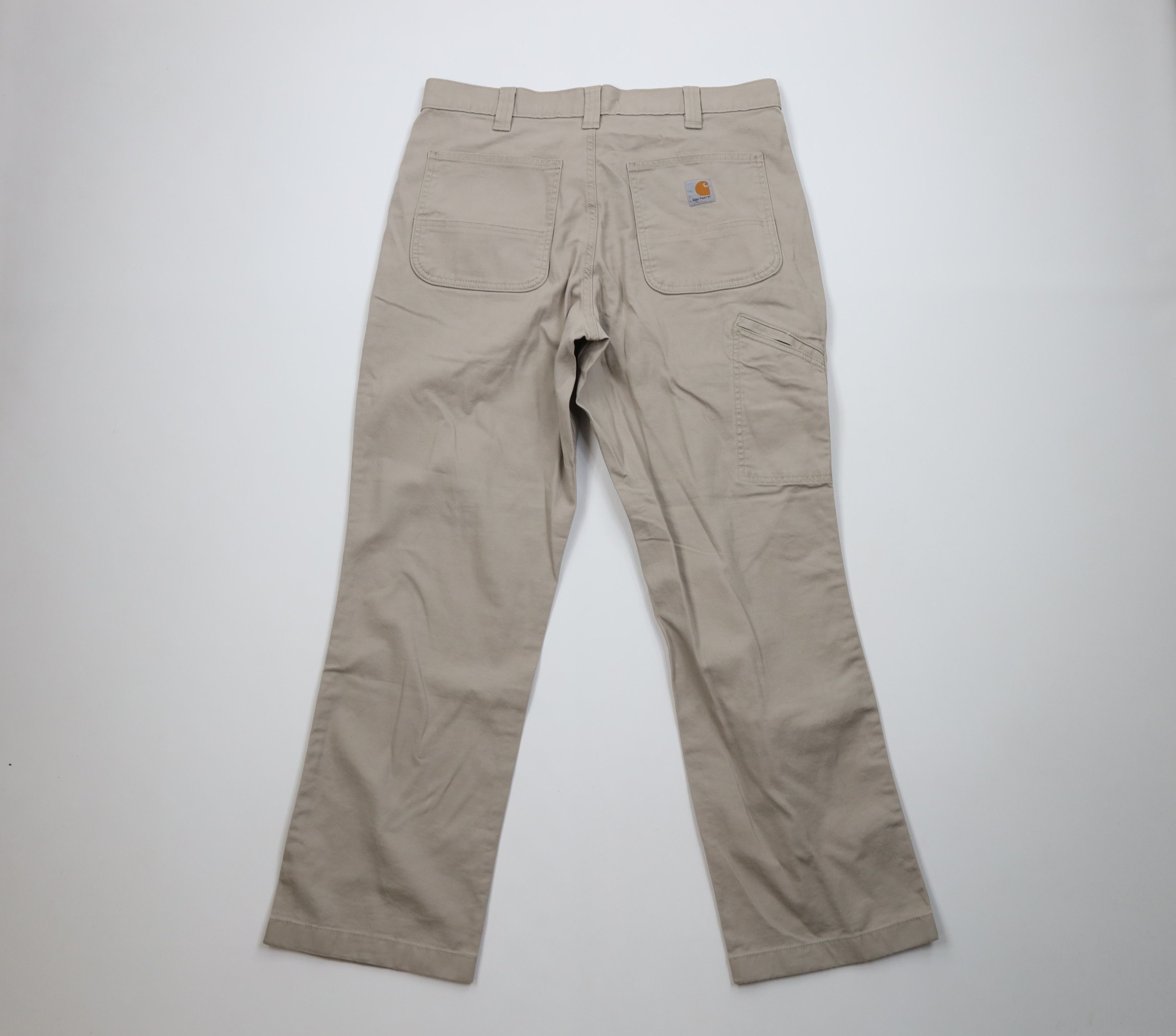 Carhartt Vintage Y2K Carhartt Fit Stretch Wide Leg Pants Beige Size US 34 / EU 50 - 9 Thumbnail