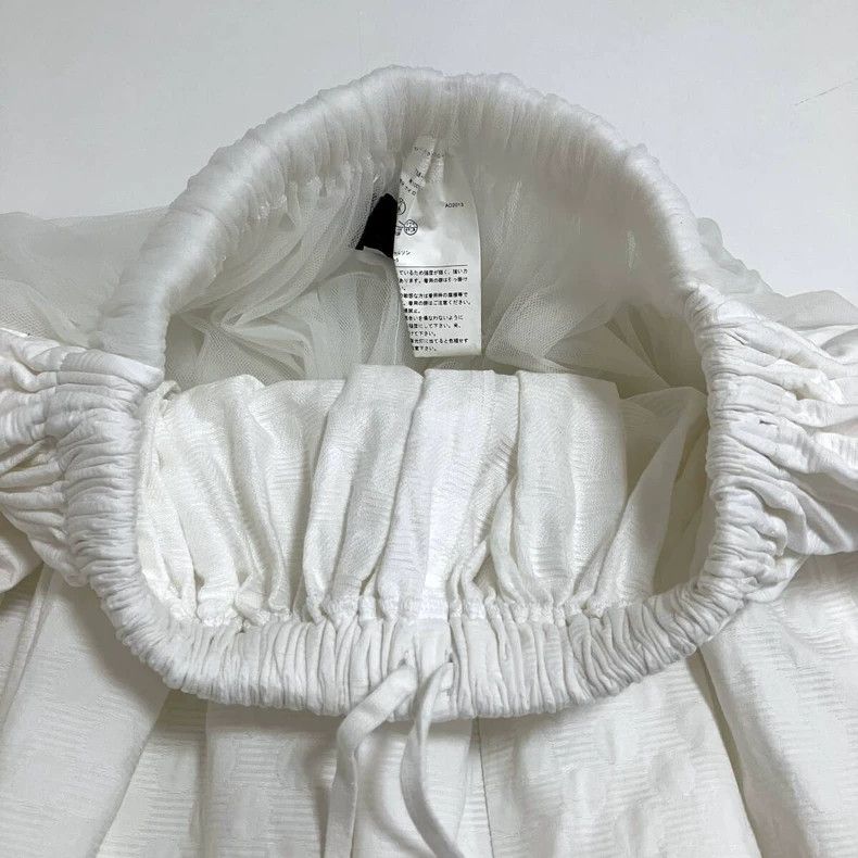 Comme des Garcons Comme Des Garcons size 均码 White three-dimensional jacquard Size 24" / US 00 / IT 34 - 7 Thumbnail
