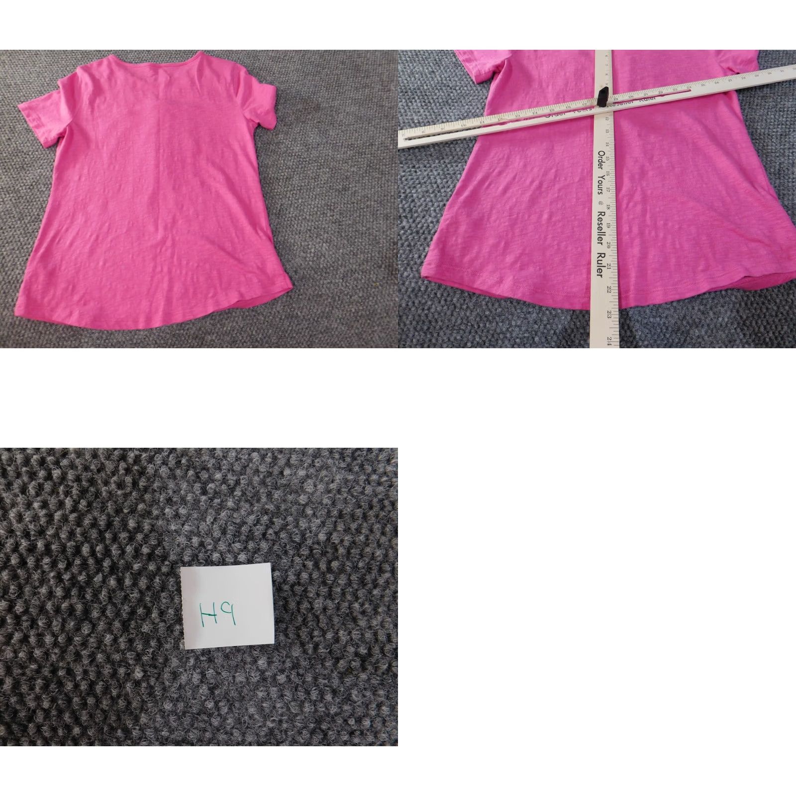 Talbots Talbots Womens PS Petites Pink Modal Stretch Top Blouse Crew Neck Short Sleeve Cotton Size S / US 4 / IT 40 - 8 Thumbnail