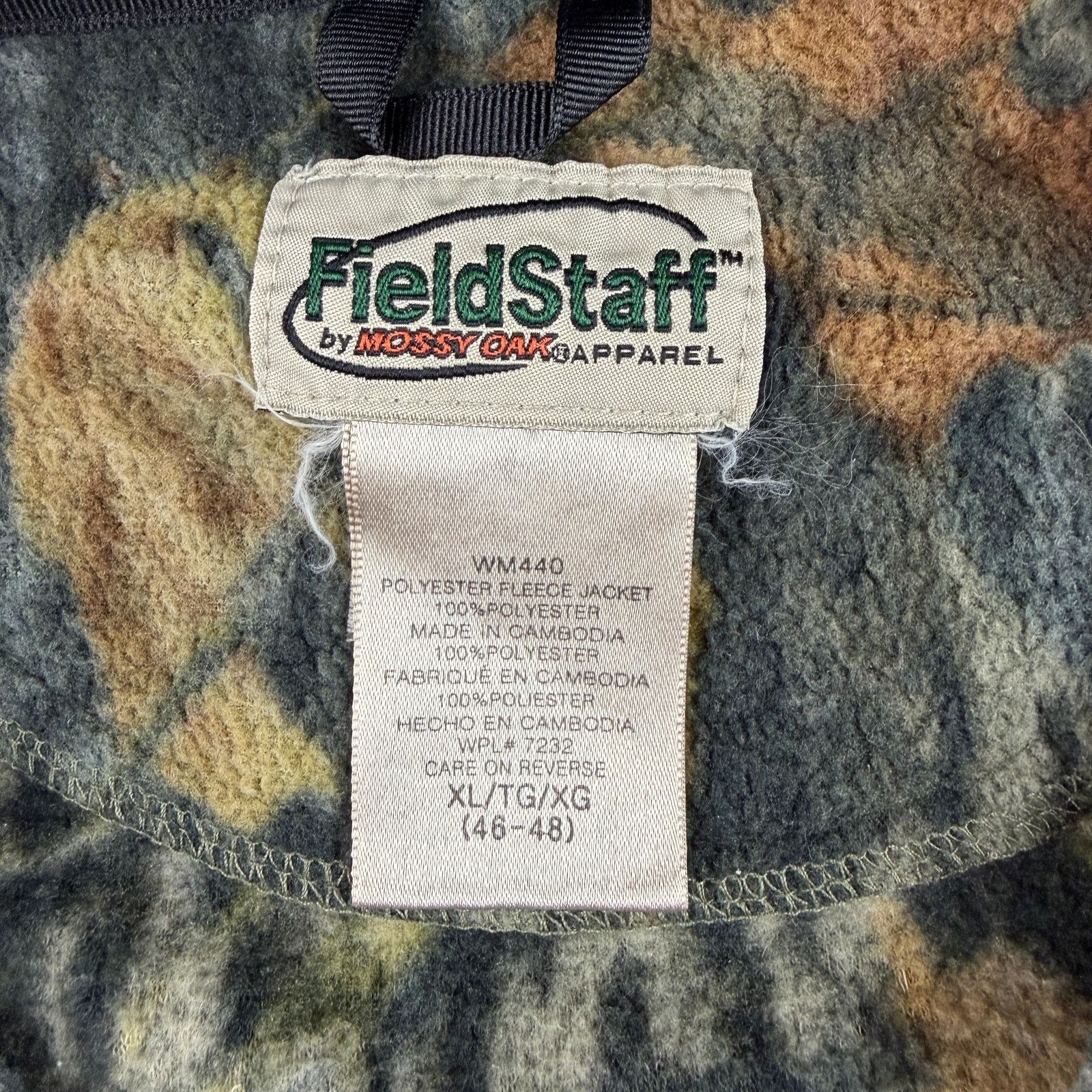 Mossy Oaks Vintage Mossy Oak Camo Zip Up Fleece Size XL Size US XL / EU 56 / 4 - 4 Thumbnail