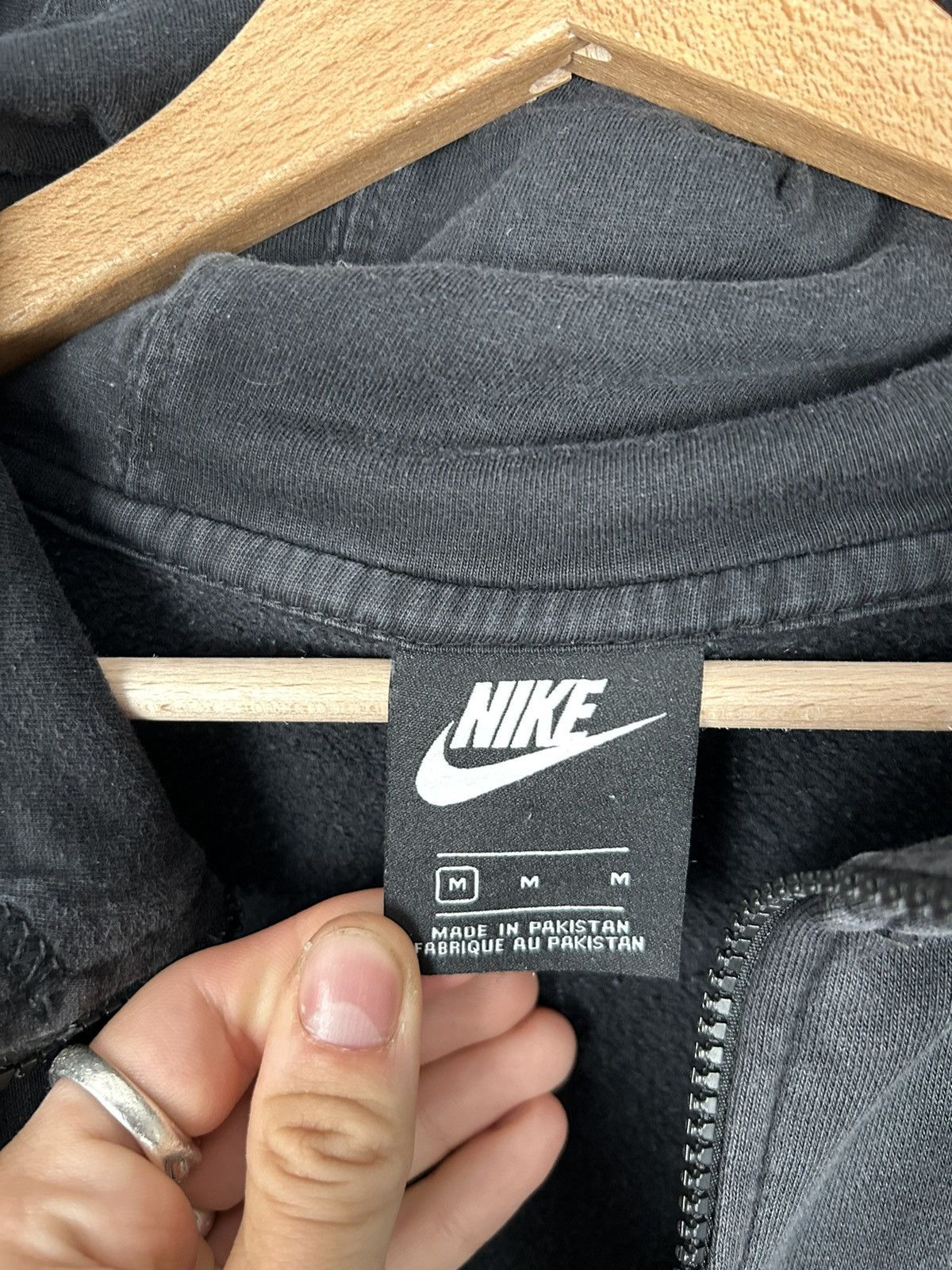 Nike Nike Zip Hoodie Black Streetwear Drill Vintage Rap Size US M / EU 48-50 / 2 - 4 Thumbnail