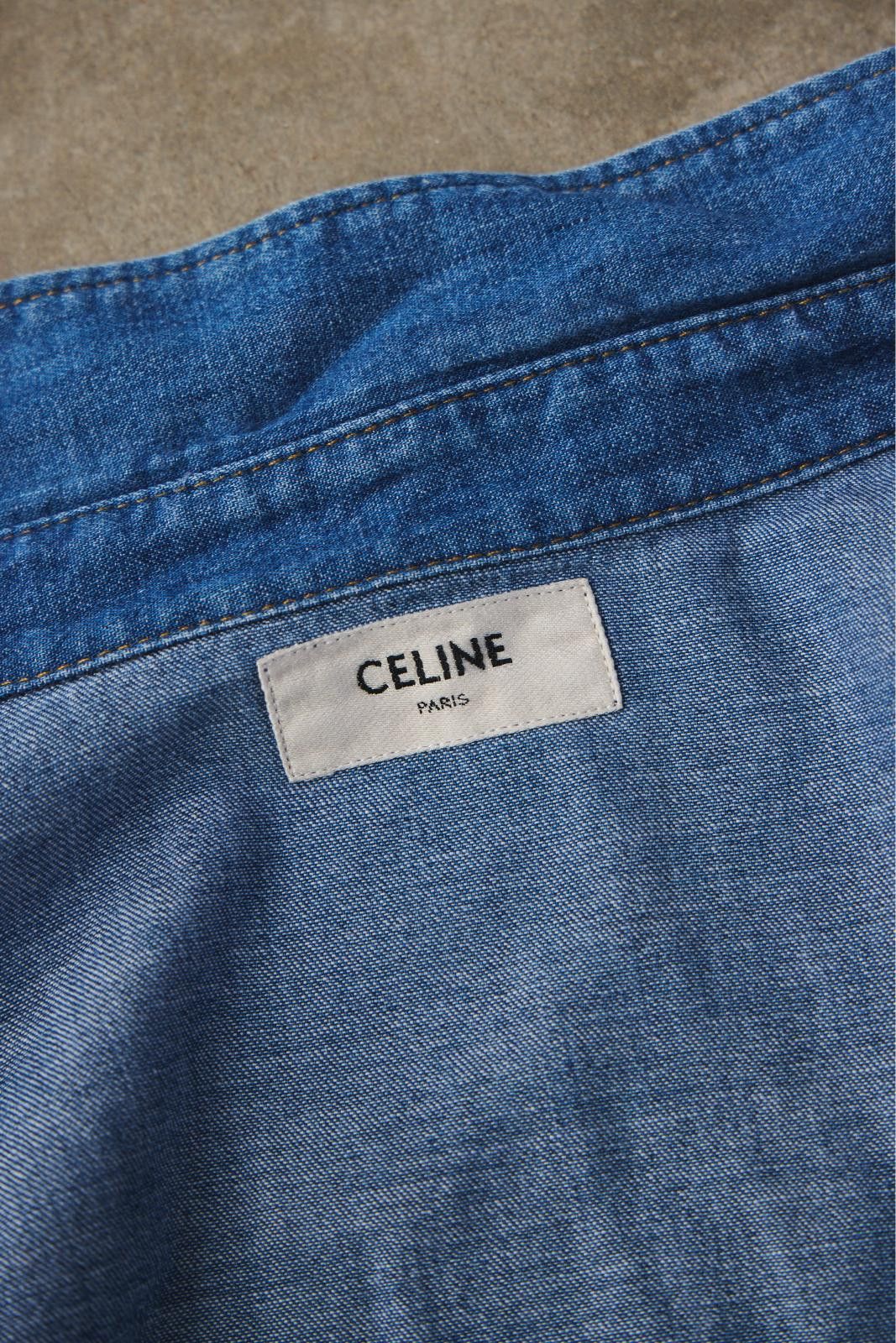 Celine CELINE Denim Western Shirt Size US XL / EU 56 / 4 - 9 Thumbnail