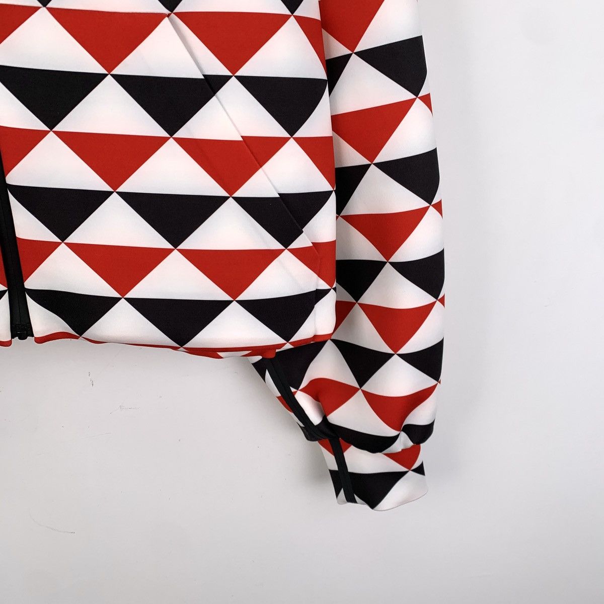 Prada Prada Colorblocked Printed Triangle Jacket Size XS / US 0-2 / IT 36-38 - 4 Thumbnail