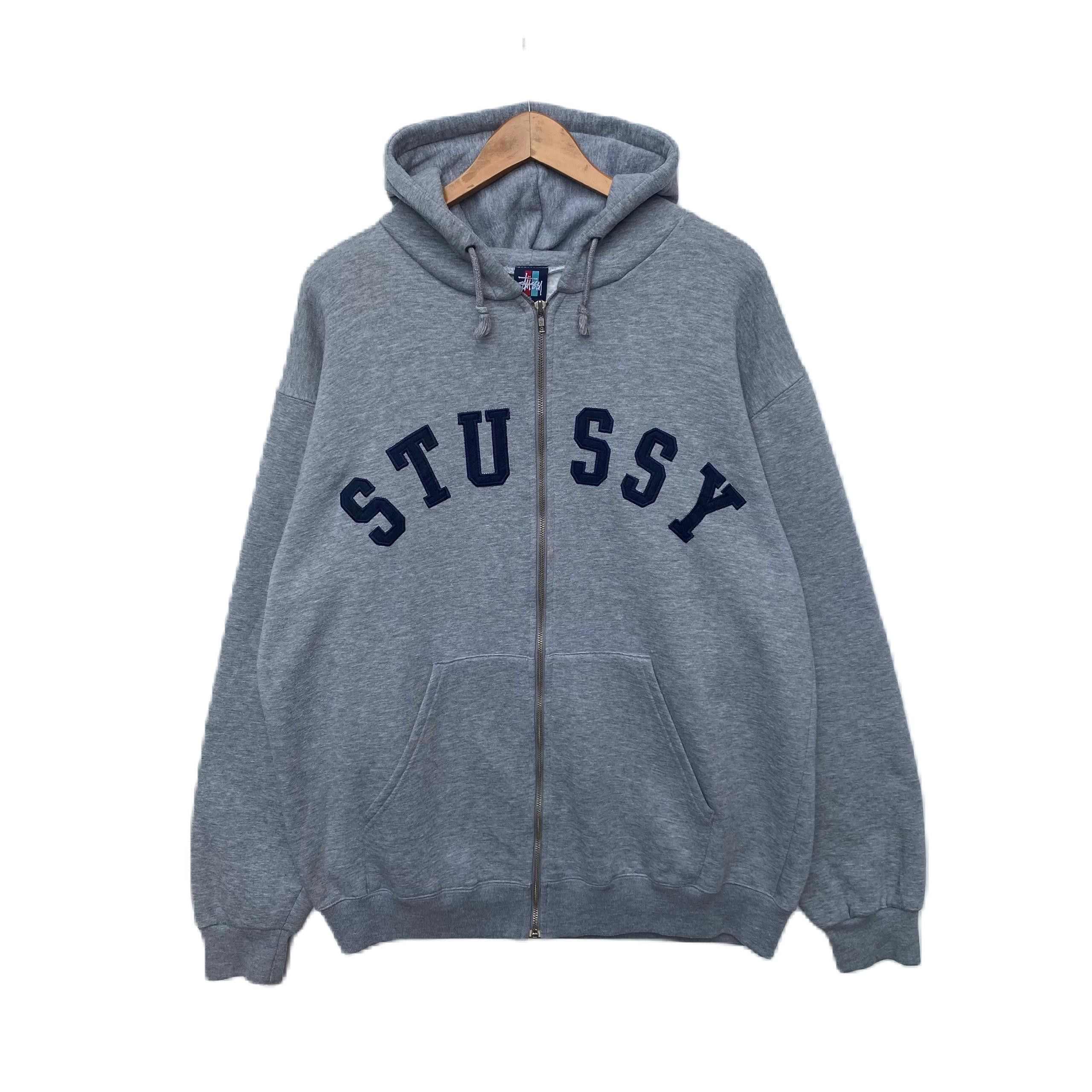 Stussy VINTAGE STUSSY HOODIE EXTRA LARGE ZIPPER SWEATER Size US XL / EU 56 / 4 - 1 Thumbnail