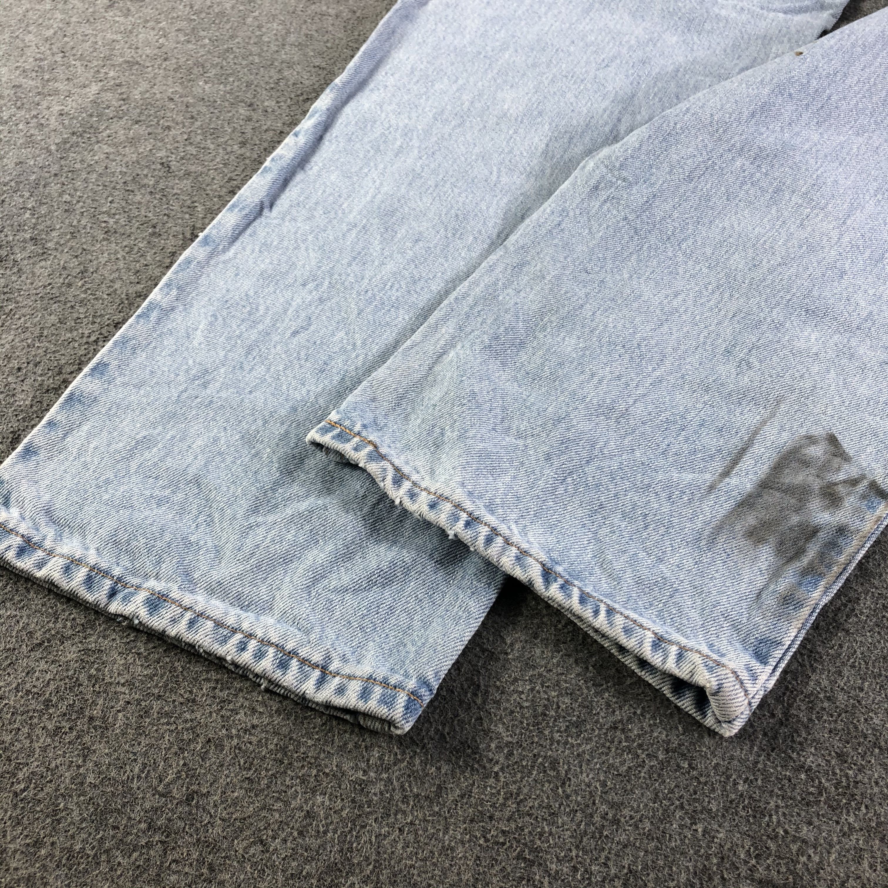 Levi's Vintage 90s Blue Wash Levis 550 Jeans-J2999 Size US 35 - 6 Thumbnail