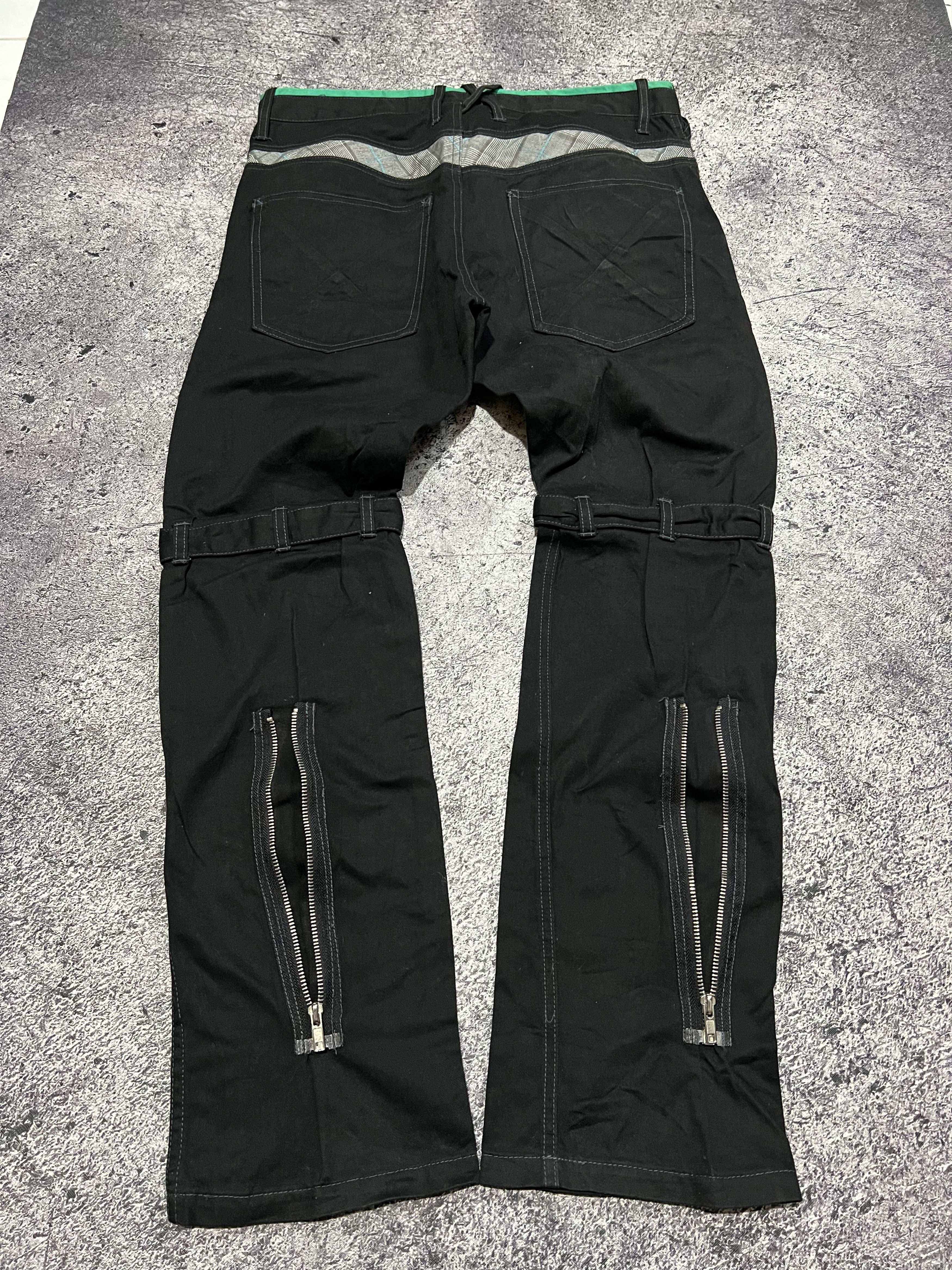 Japanese Brand 2000s Japanese Hysteric Bondage Belted Pants y2k Size US 33 - 2 Thumbnail