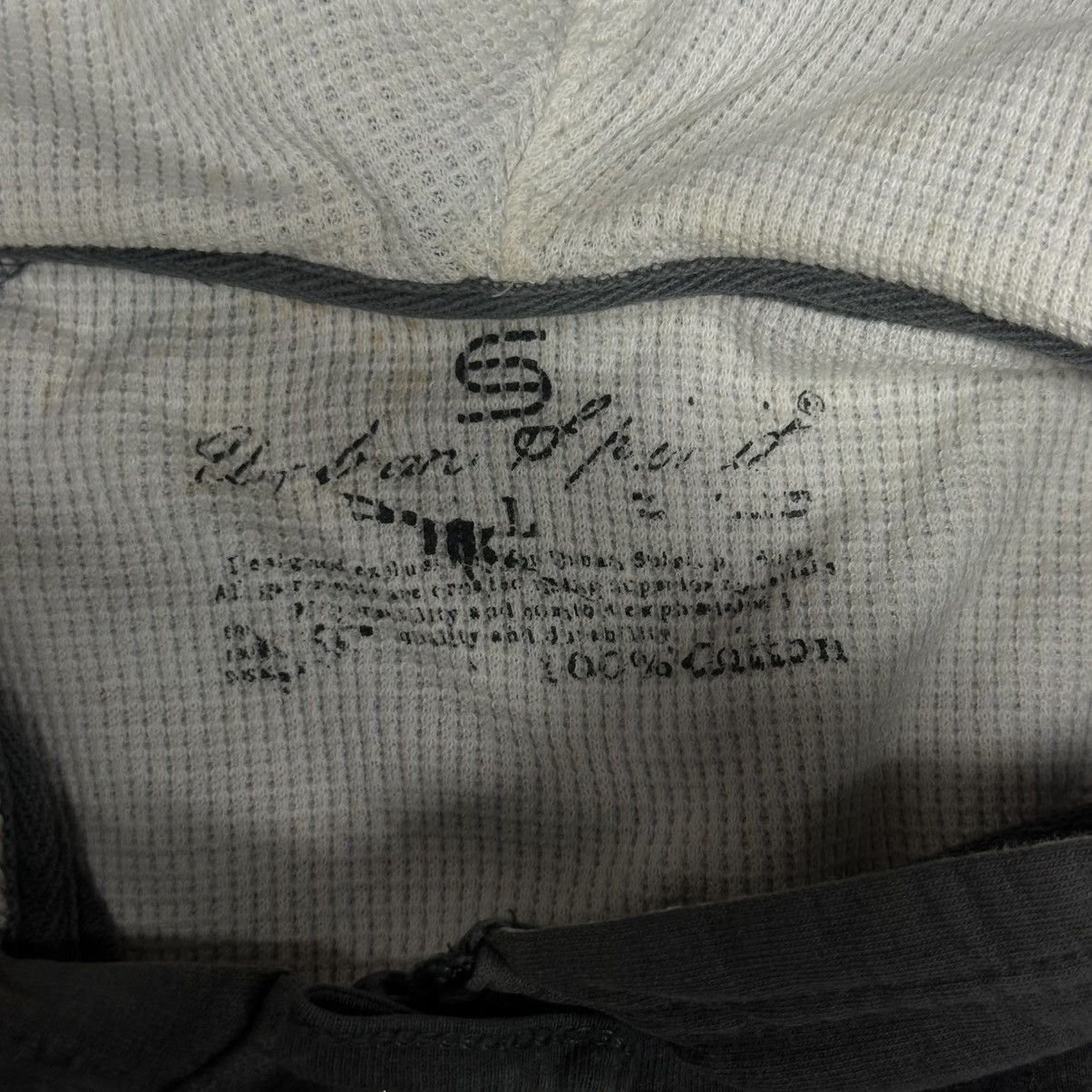 POST ARCHIVE FACTION (PAF) VTG Zip Tank Top With Hood Vest Grunge Symbol Hype Trend Size US L / EU 52-54 / 3 - 7 Thumbnail