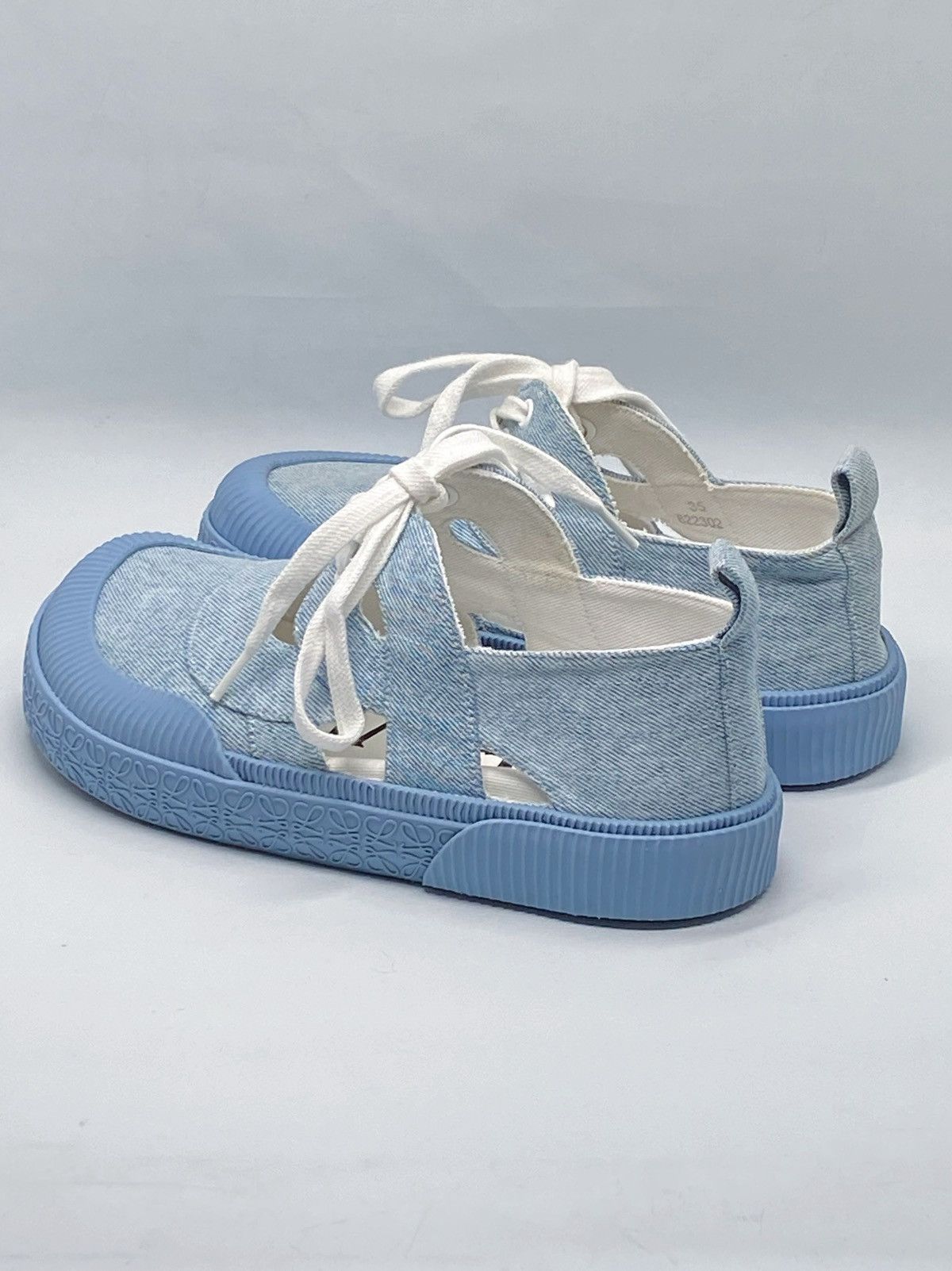 Loewe Loewe Cut-Out Platform Denim Sneakers size 35 Size US 5 / IT 35 - 10 Thumbnail