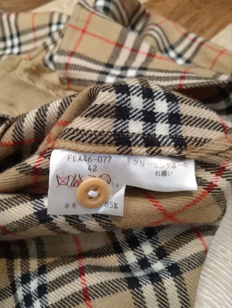Burberry VINTAGE BURBERRYS CASHMERE WOOL NOVA CHECK FLANNEL Size M / US 6-8 / IT 42-44 - 9 Thumbnail