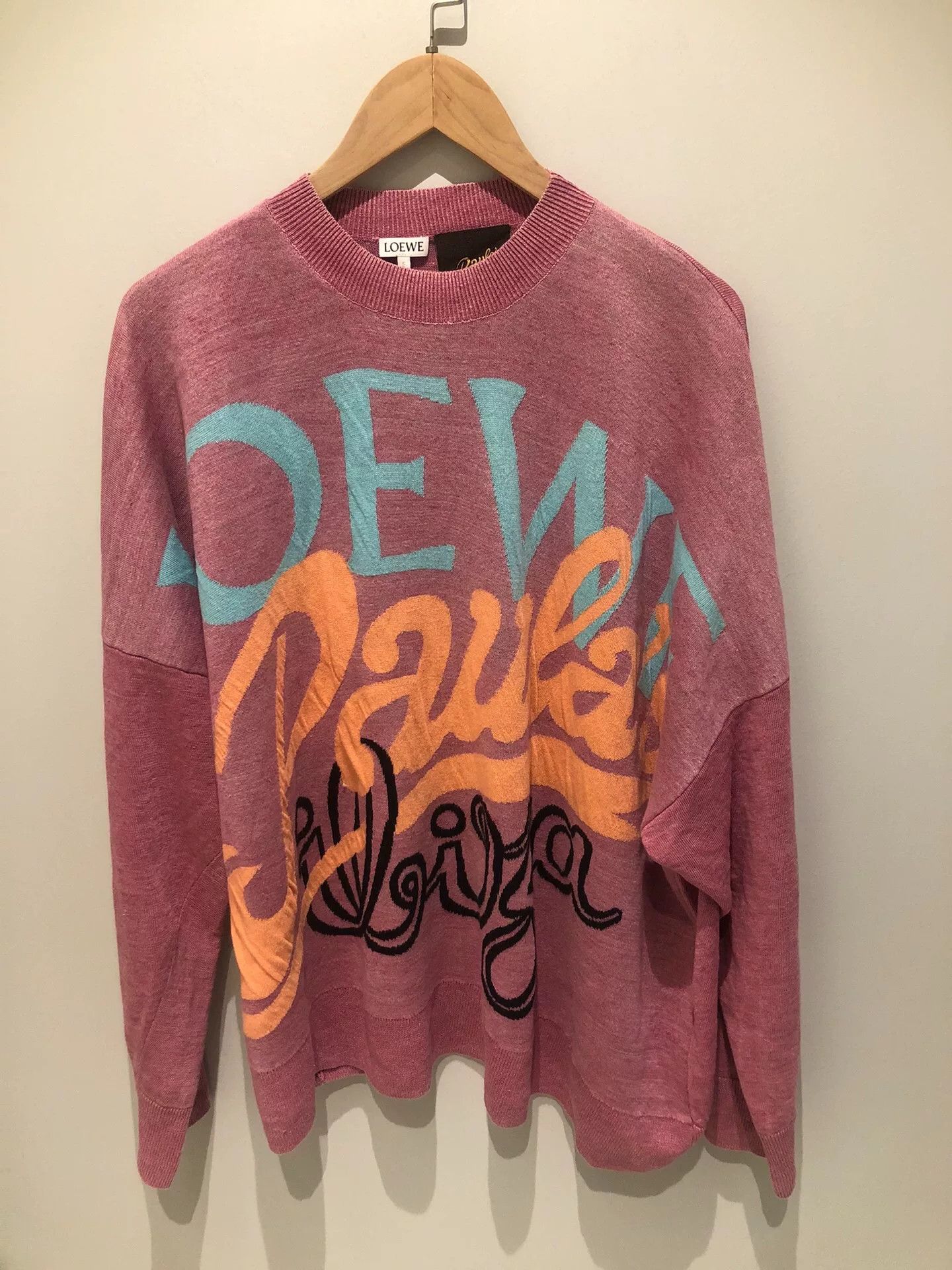 LOEWE Paula's Ibiza Pink Knit