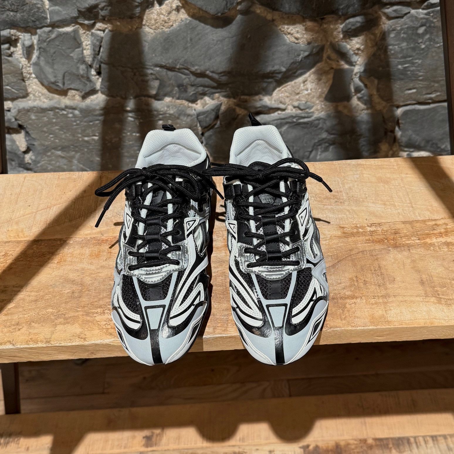 Balenciaga Balenciaga Light Grey Drive Low-top Sneakers Size US 7 / IT 37 - 3 Thumbnail