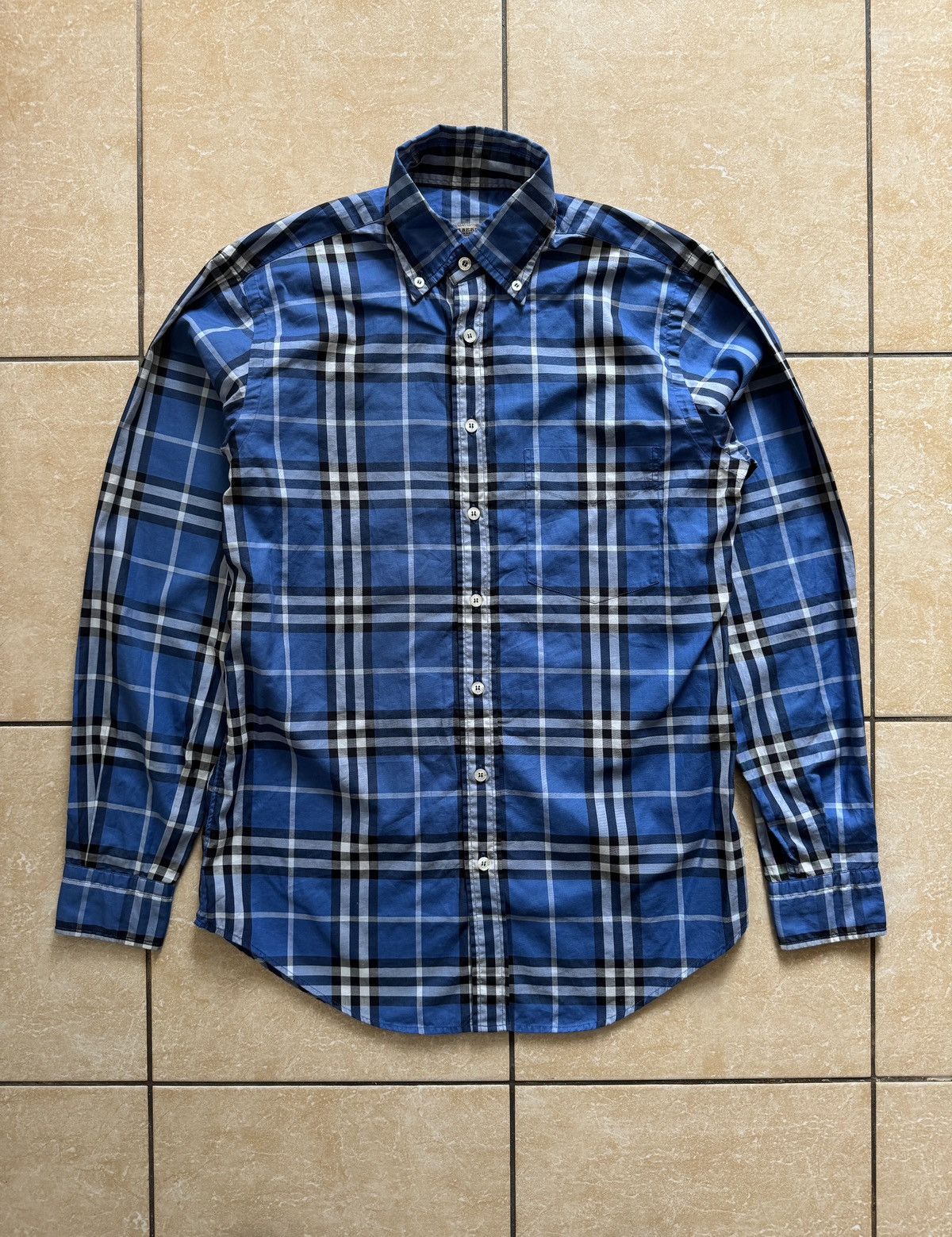 Burberry Blue Nova Check shirt