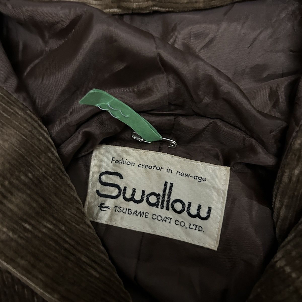 Designer × Japanese Brand Swallow Coats Brown Corduroy Jacket Size US XXS / EU 40 - 6 Thumbnail