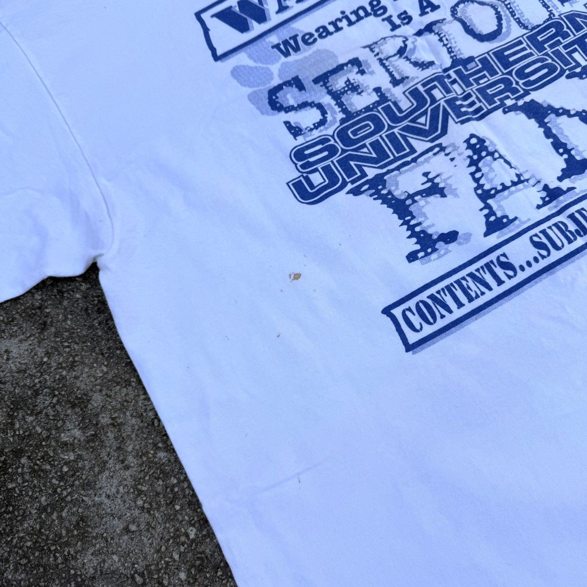 Vintage VTG 2000s Y2K Southern University Jaguars Football HBCU Tee Size US XL / EU 56 / 4 - 4 Thumbnail