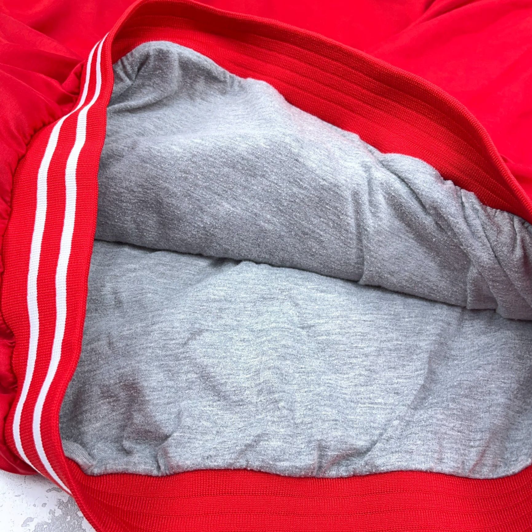 Reebok VINTAGE Reebok Jacket Men XL Red White Pullover Windbreaker Lined Warm Up Track Size US XL / EU 56 / 4 - 5 Thumbnail