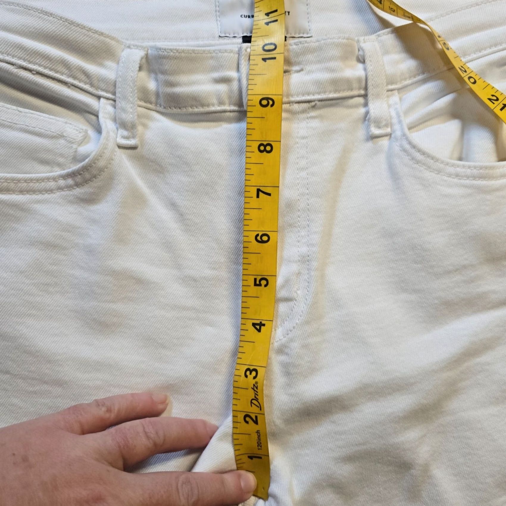 Vintage Current/Elliott Jeans Womens Size 28 White Denim Skinny Split Seam Capsule Casual MONTHLY Size 28" / US 6 / IT 42 - 6 Thumbnail