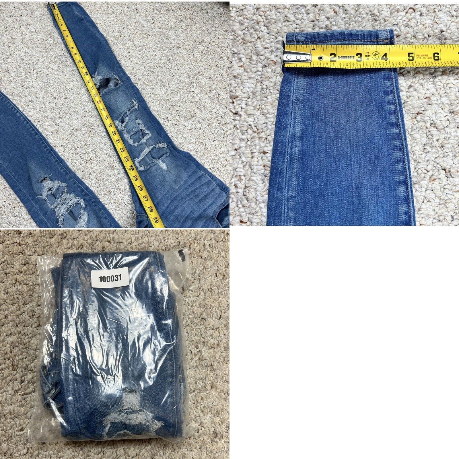American Eagle Outfitters American Eagle Jeans Womens Size 2 Regular Next Level Stretch Skinny Blue Denim Size 26" / US 2 / IT 38 - 8 Thumbnail