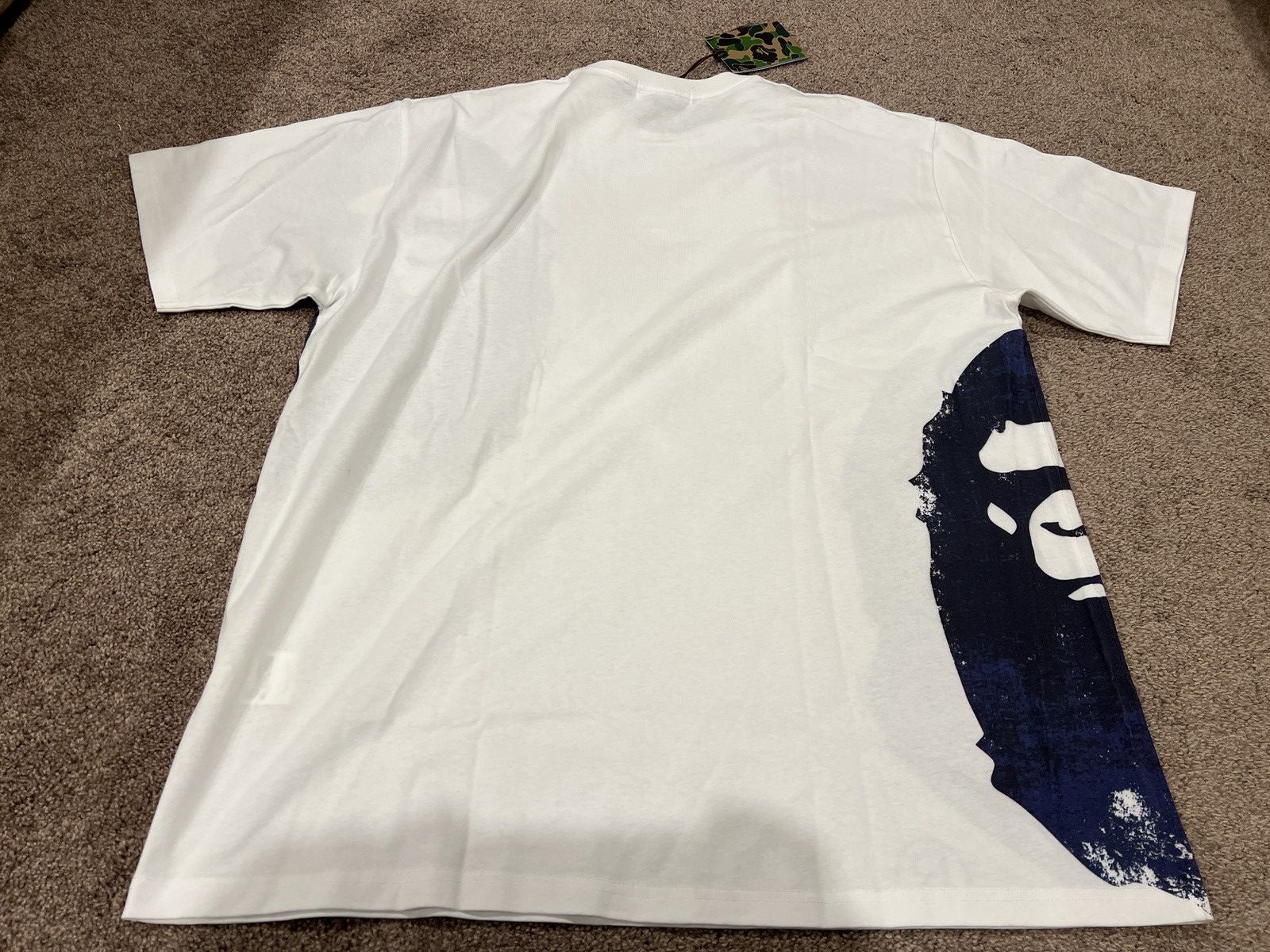 Bape Brand new A Bathing Ape Bape overprinted head tshirt XXL Size US XXL / EU 58 / 5 - 7 Thumbnail
