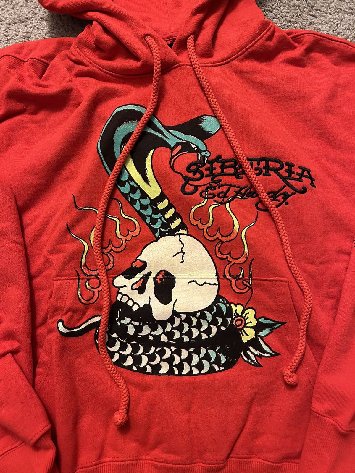 Ed Hardy Ed Hardy X Siberia Hills Hoodie Red Size Medium Size US M / EU 48-50 / 2 - 4 Thumbnail