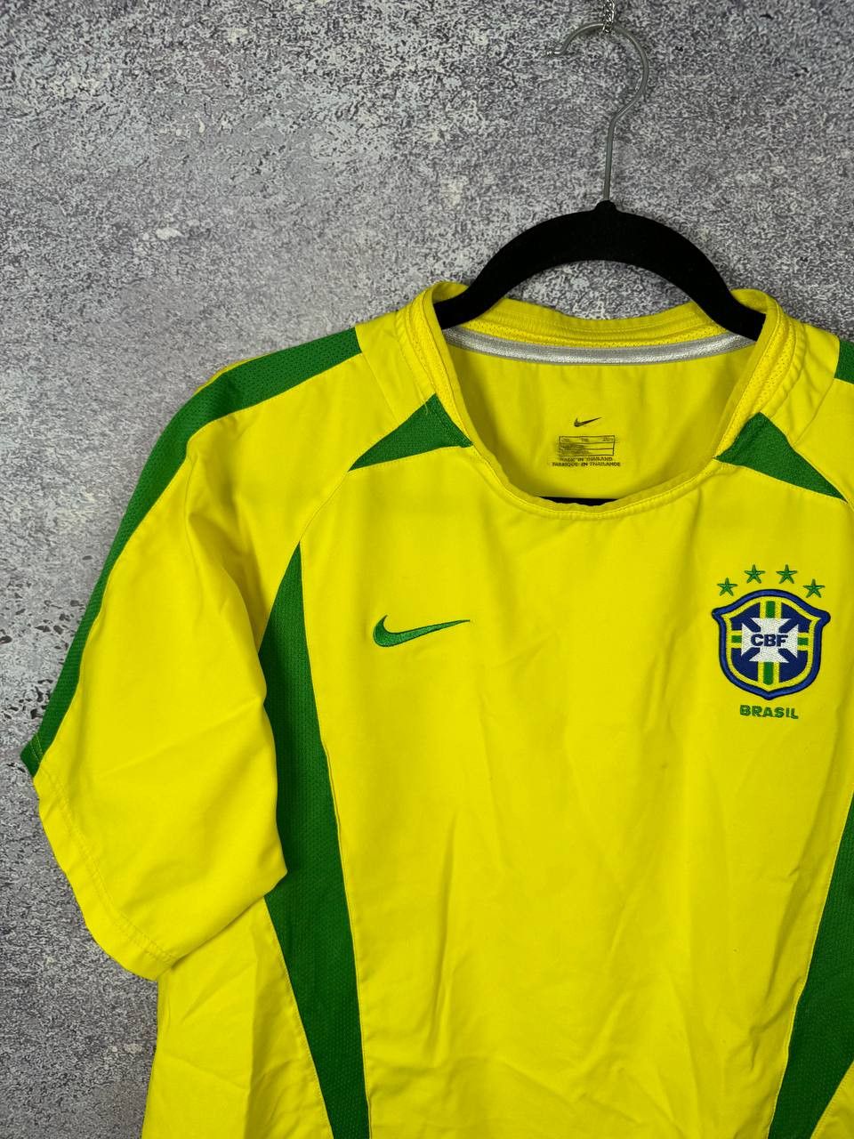 Nike Brazil National Team 2002 Nike Soccer Jersey Small Size US S / EU 44-46 / 1 - 8 Thumbnail