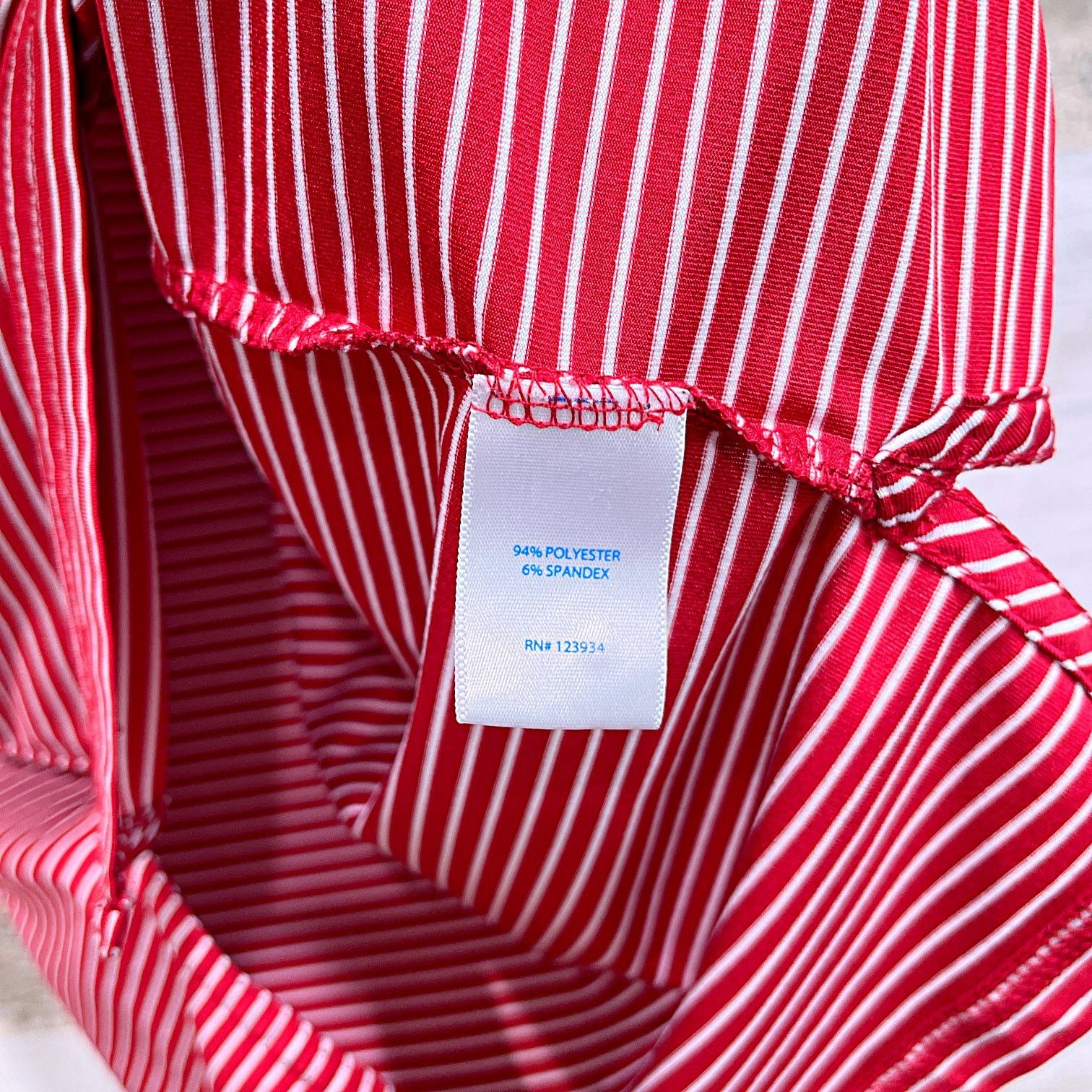 Southern Tide Southern Tide Performance Polo Shirt Red White Striped M Size US M / EU 48-50 / 2 - 6 Thumbnail