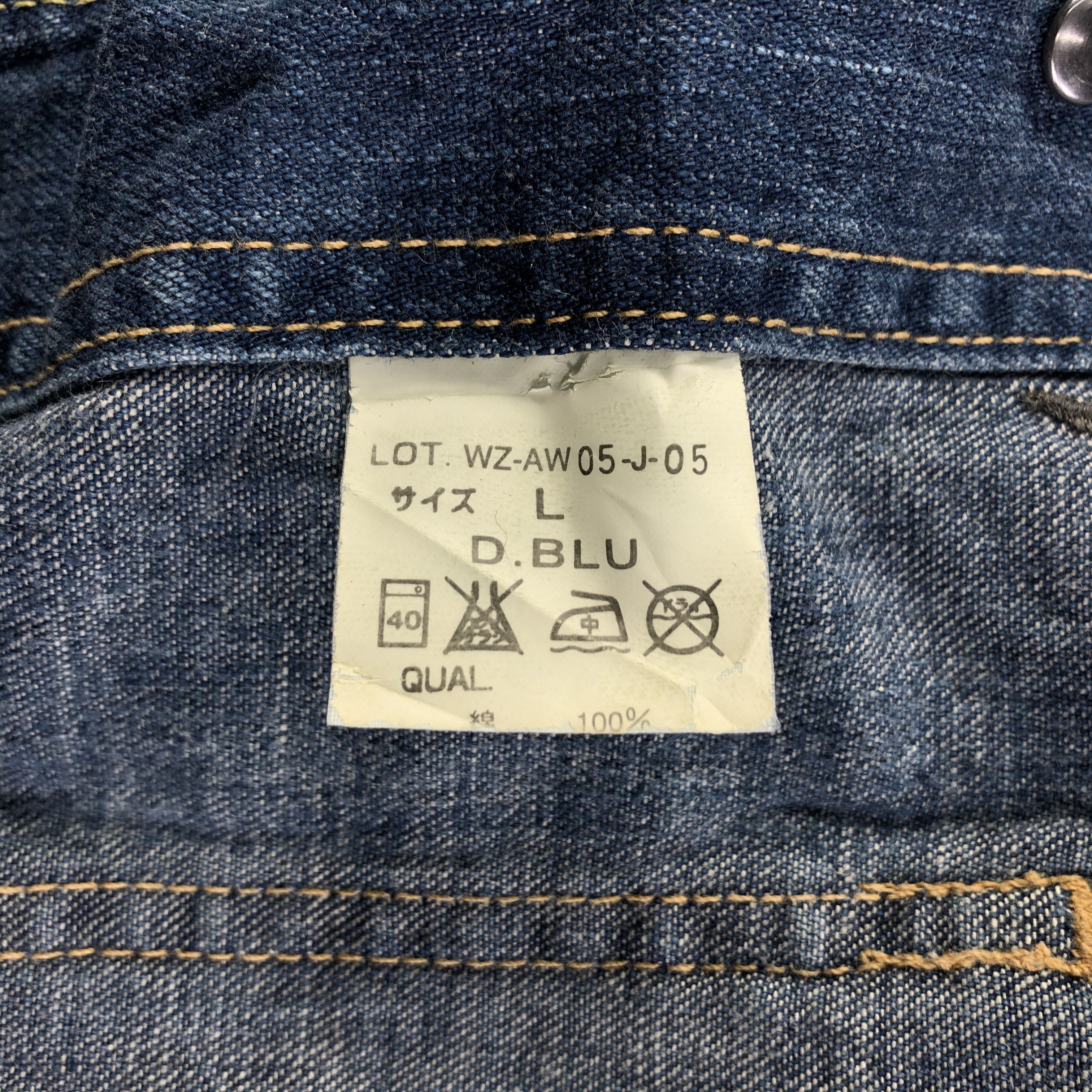 Japanese Brand Japanese Brand Whiz Limited Denim Jacket-JC179 Size US L / EU 52-54 / 3 - 12 Thumbnail