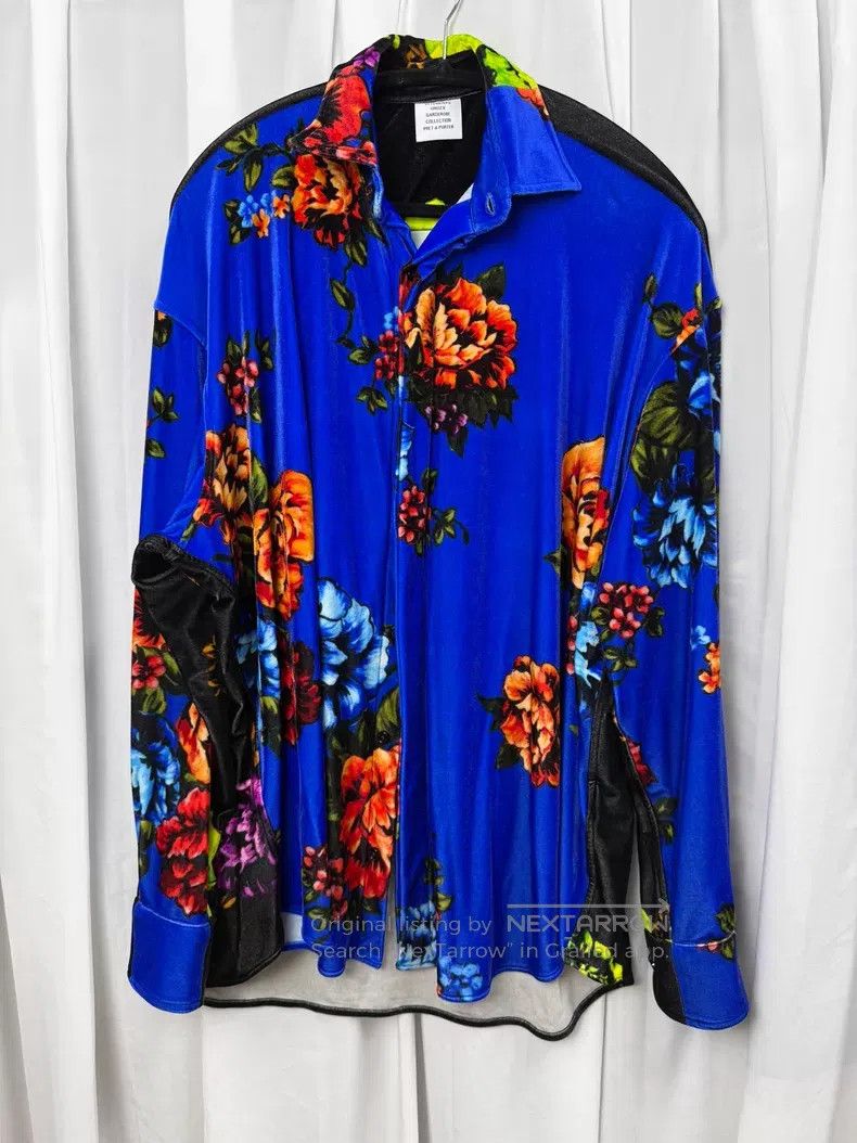 Other Vetements Floral print blouse with bold color contrast and Size XS / US 0-2 / IT 36-38 - 1 Thumbnail