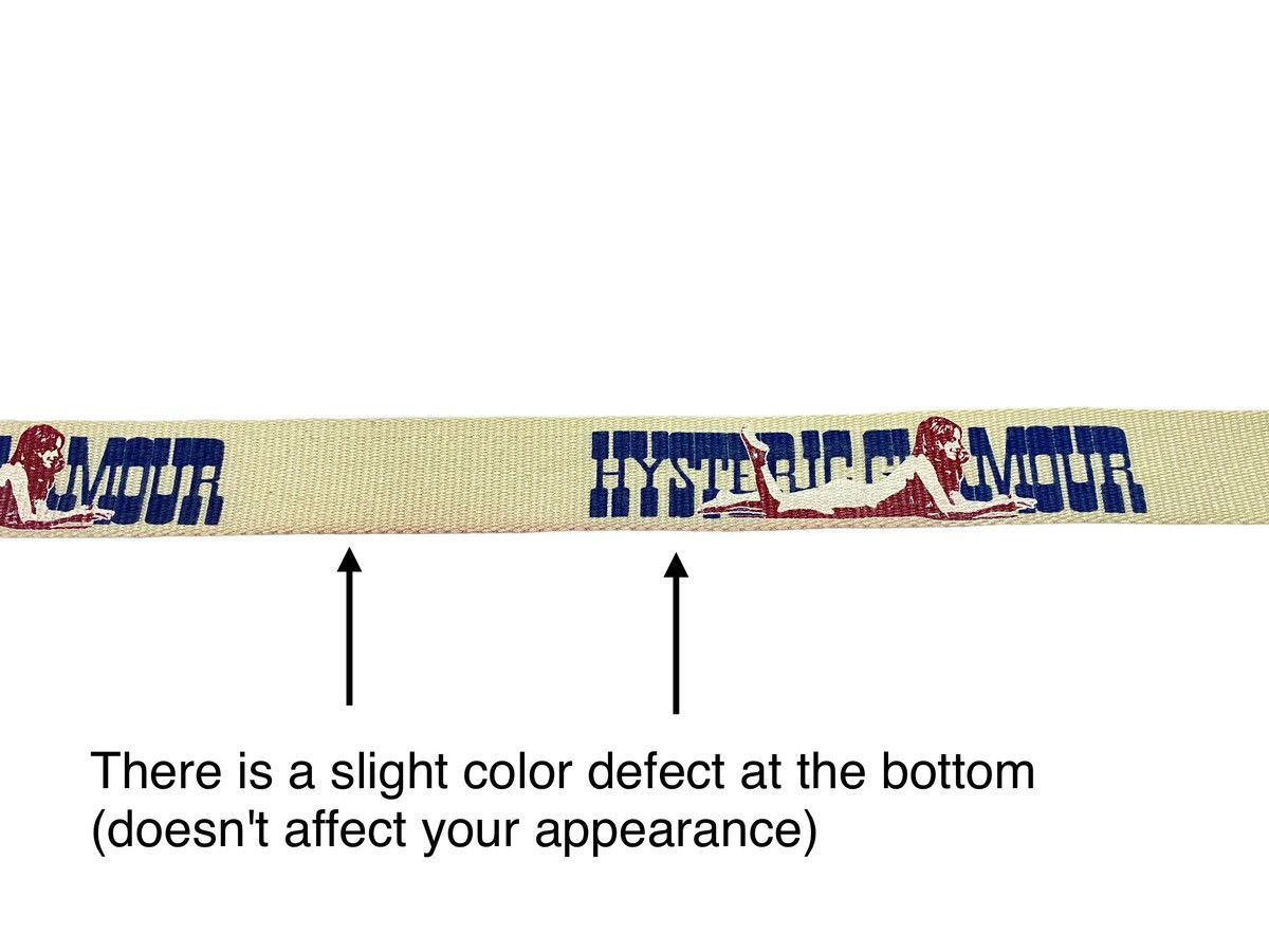 Hysteric Glamour Hysteric Glamour “Show Girls” Spellout D-Ring Belt Size ONE SIZE - 11 Thumbnail