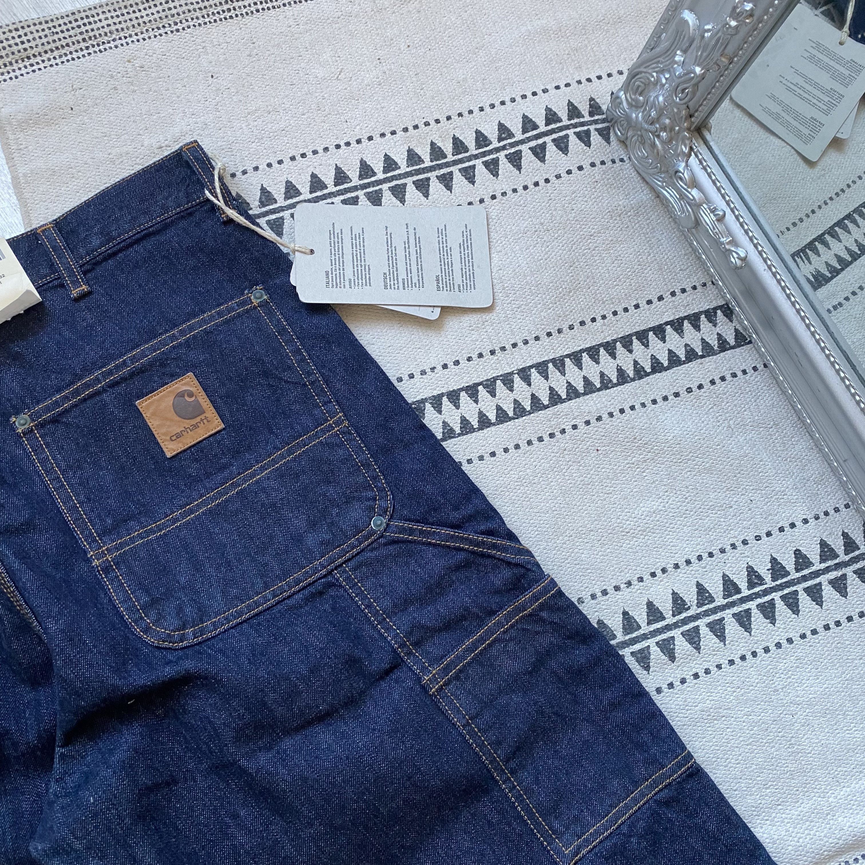 Carhartt 👖Worker Carhartt double knee jeans 13oz Workwear Skater Size US 32 / EU 48 - 10 Thumbnail