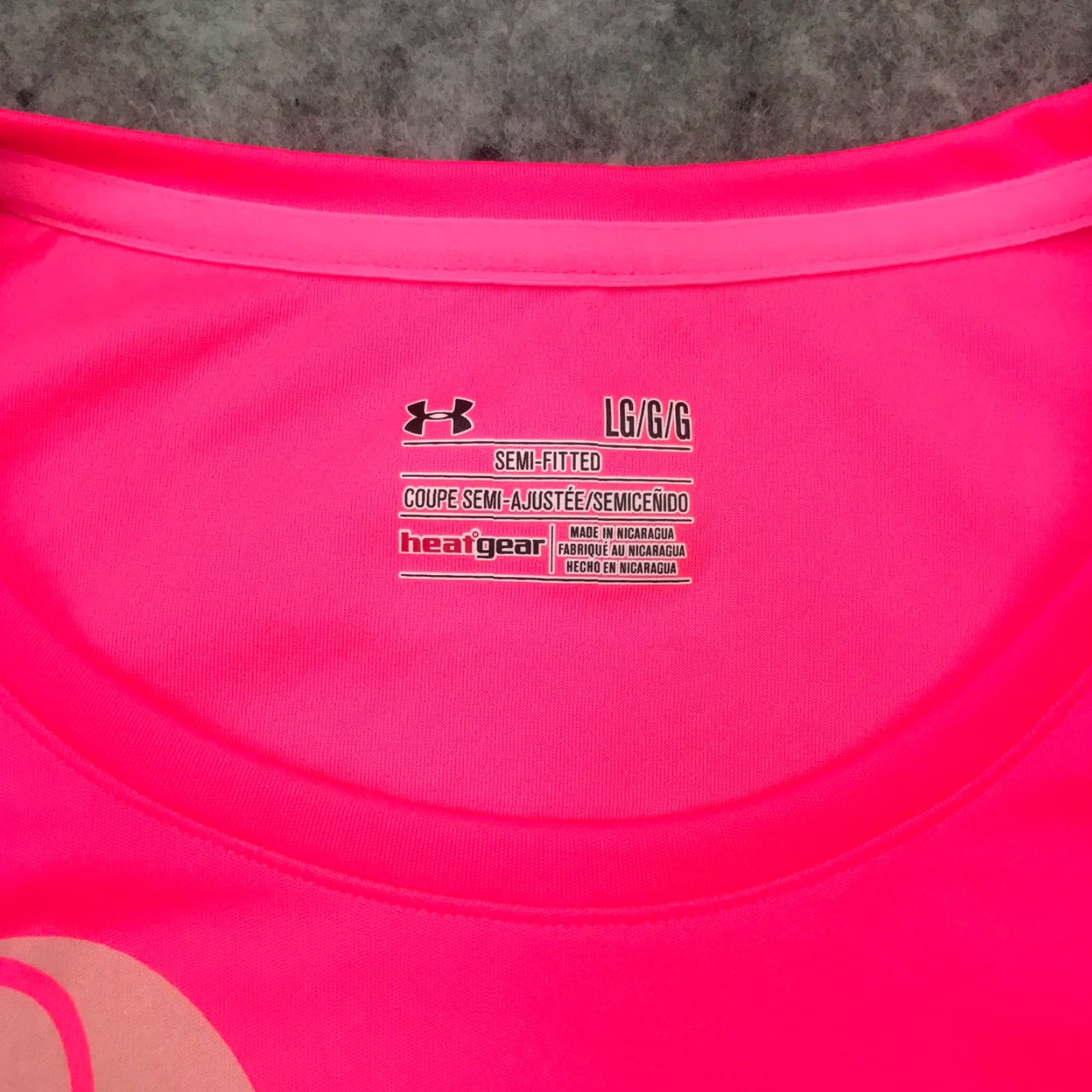 Under Armour Under Armour Womens HeatGear Shirt Top L Pink Breast Cancer Awareness Size L / US 10 / IT 46 - 5 Thumbnail