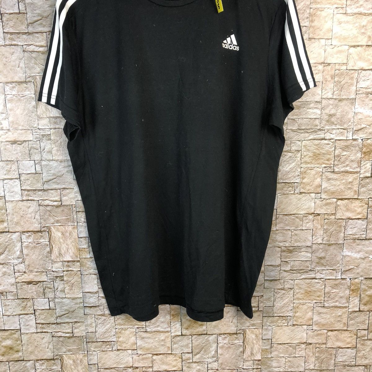 Adidas Adidas Black Three Stripe T-Shirt #A530 Size US L / EU 52-54 / 3 - 3 Thumbnail