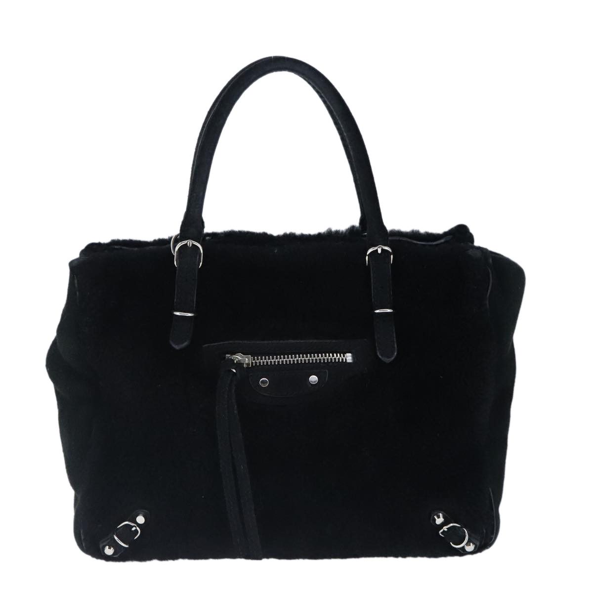 Balenciaga City Black Suede Handbag (Pre-Owned) Size ONE SIZE - 1 Thumbnail