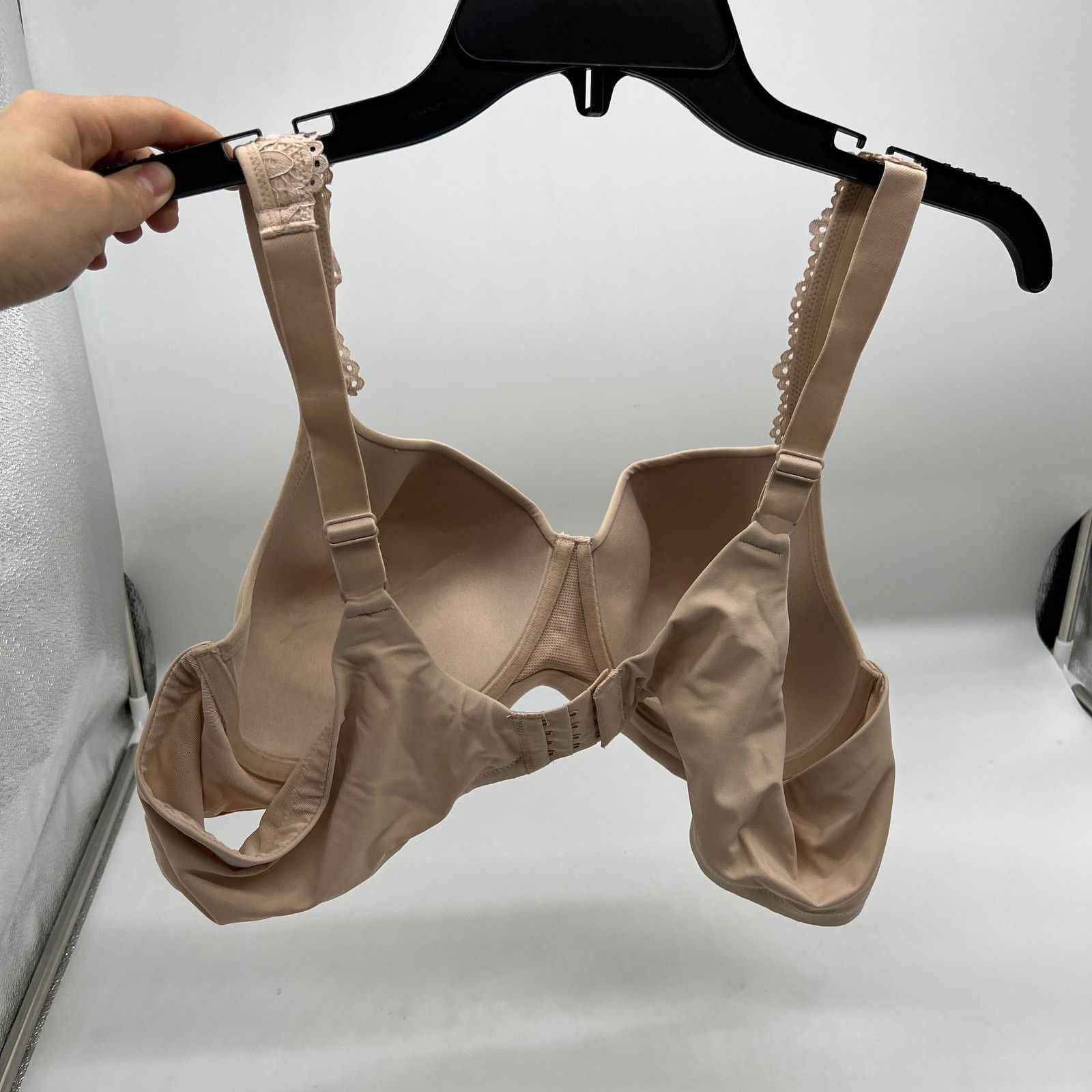 Other Breezies Luxe Lace Wirefree T-Shirt Bra Sunbeige, 44 B Size 4XL / US 24-26 - 2 Thumbnail