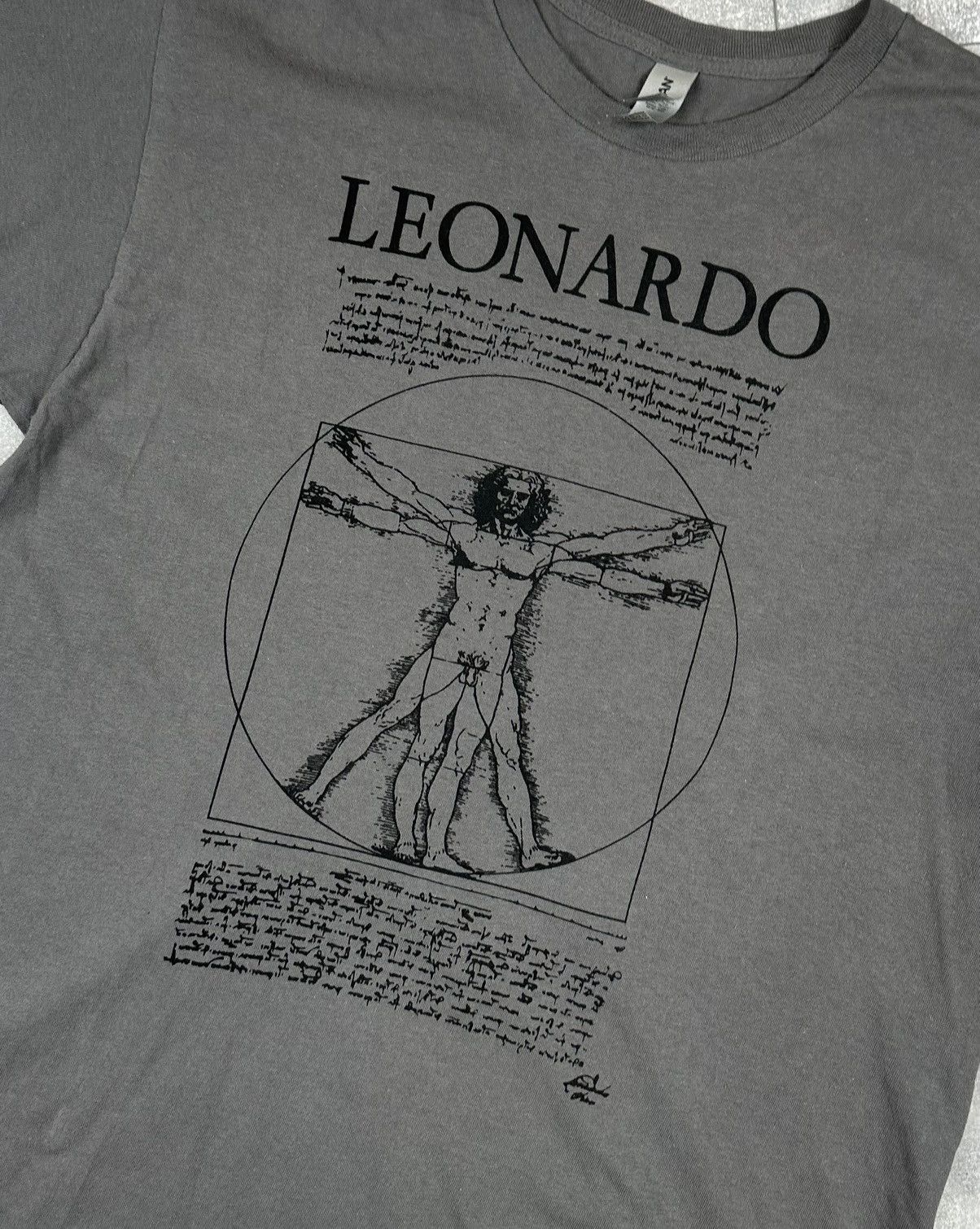 Arts & Science Leonardo Da Vinci Graphic Print Art T-Shit Size US L / EU 52-54 / 3 - 10 Thumbnail