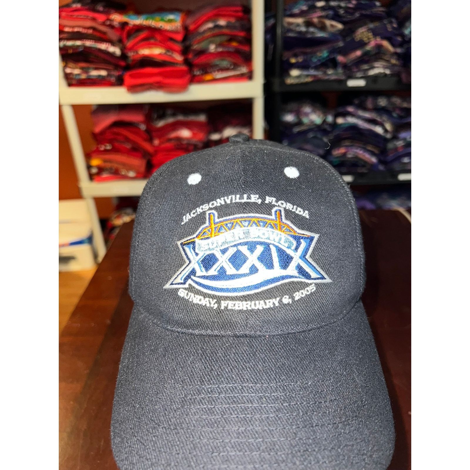 NFL NFL Super Bowl Hat 39 New England Patriots Black Headwear Size ONE SIZE - 2 Thumbnail