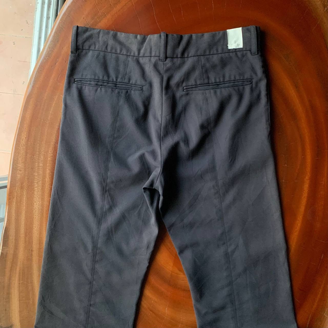 N.Hoolywood N.Hoolywood By Mister Hollywood Black Slack Casual Trousers Size US 31 - 4 Thumbnail