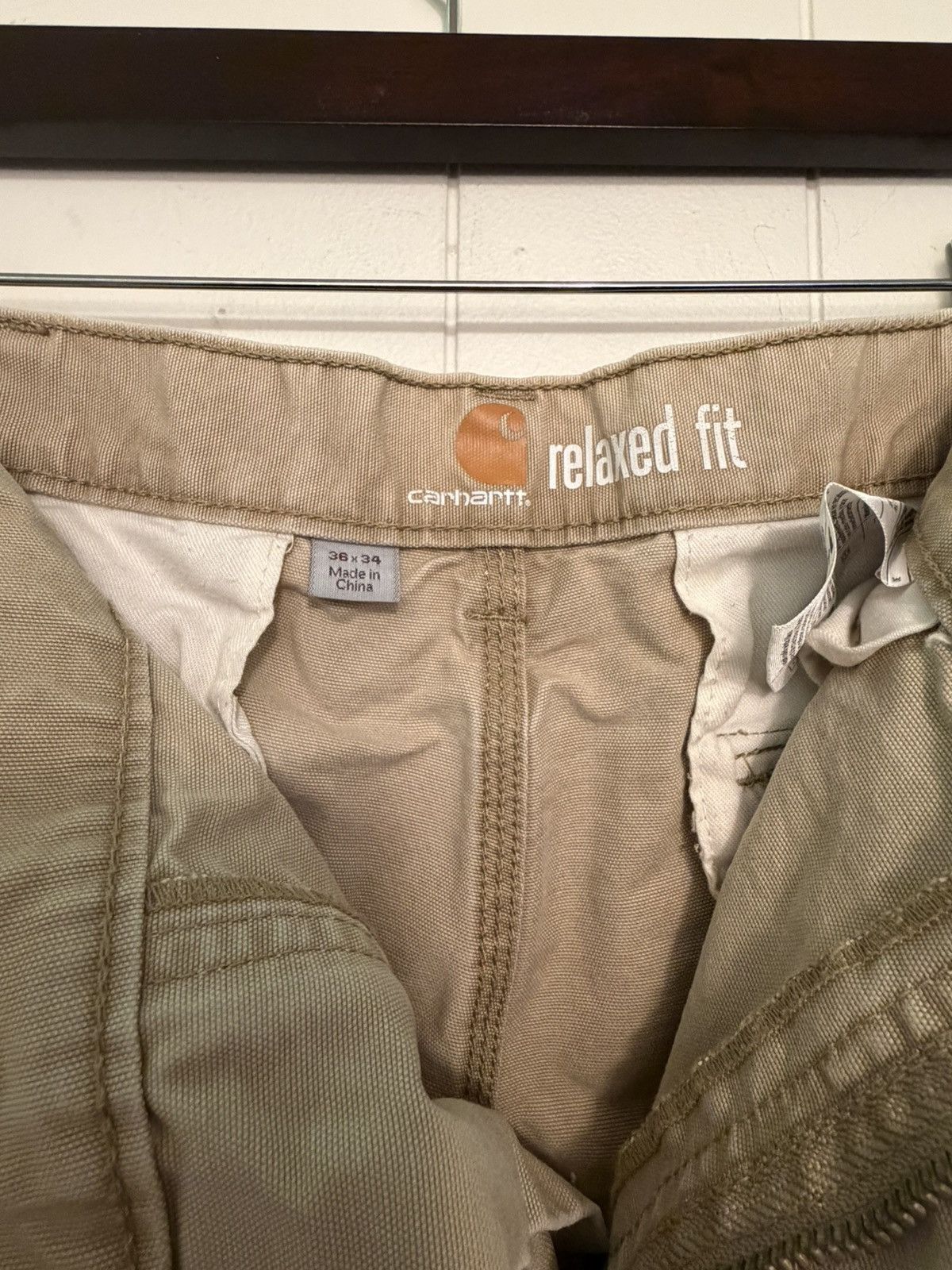 Carhartt Carhartt relaxed fit tan cargo pants Size US 36 / EU 52 - 4 Thumbnail