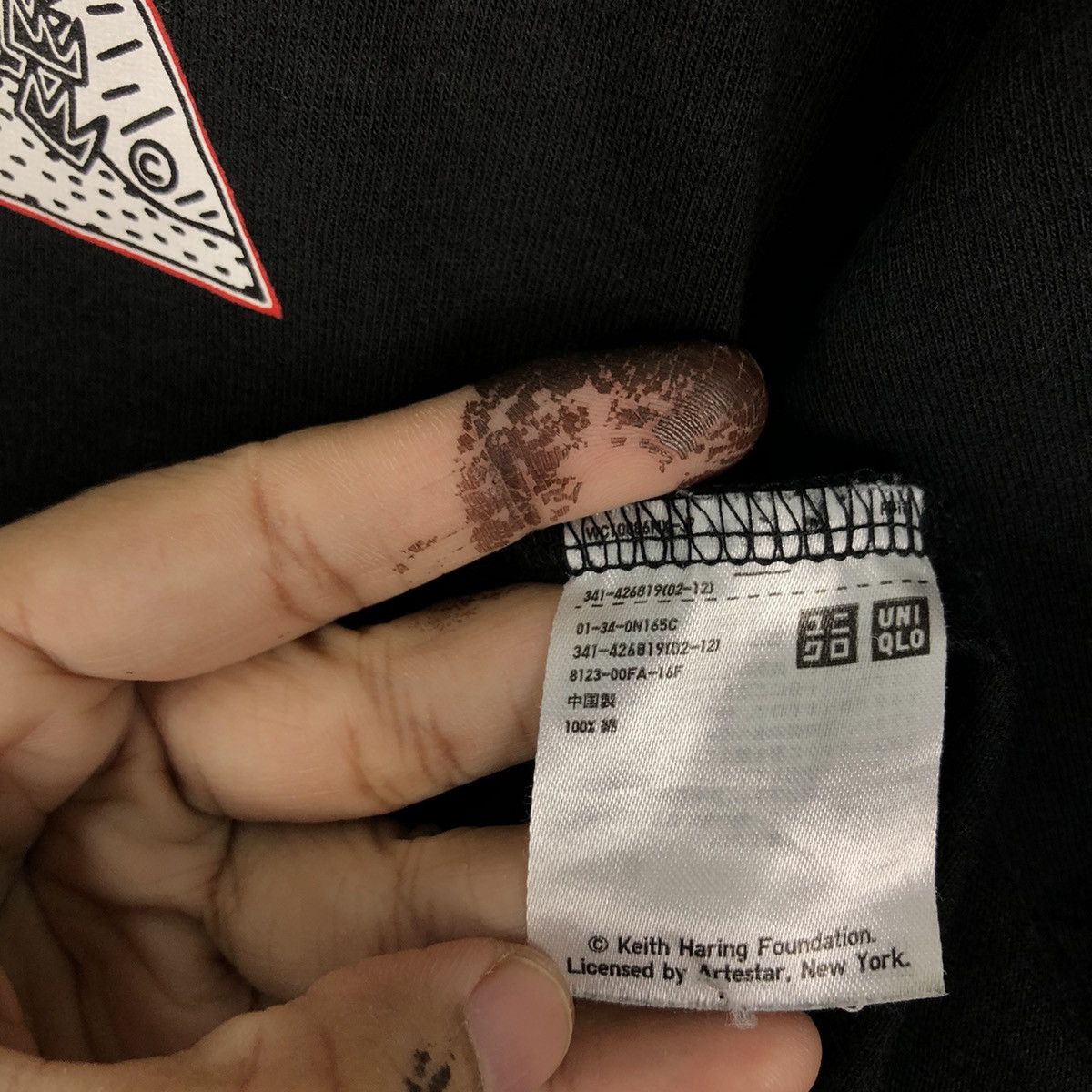 Japanese Brand VINTAGE KEITH HARING JAPAN TEE BIG LOGO STREETWEAR Size US L / EU 52-54 / 3 - 9 Thumbnail