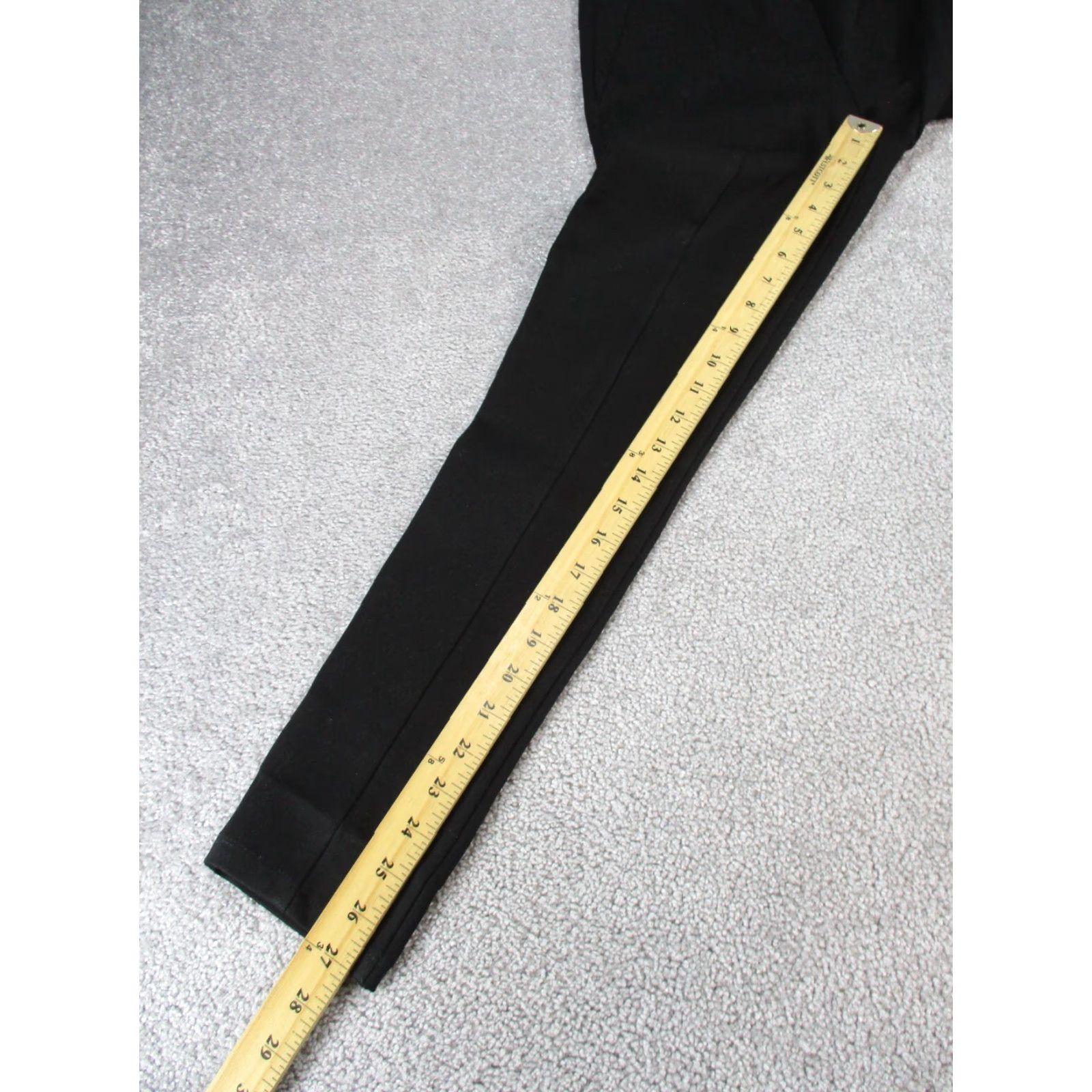 Zara Vintage Zara Pants Womens Medium Black Skinny Pull On 90s Style Knit Stretch Ankle Size 32" / US 10 / IT 46 - 4 Thumbnail