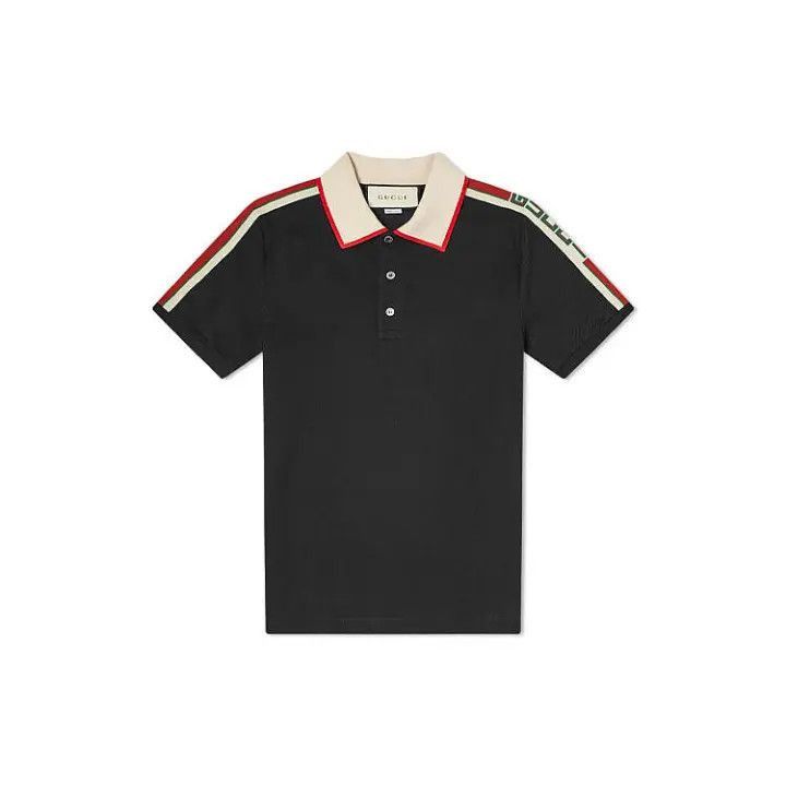 Gucci Gucci Gucci Striped Colorblock Logo Polo Shirt -2506 Size US S / EU 44-46 / 1 - 2 Thumbnail