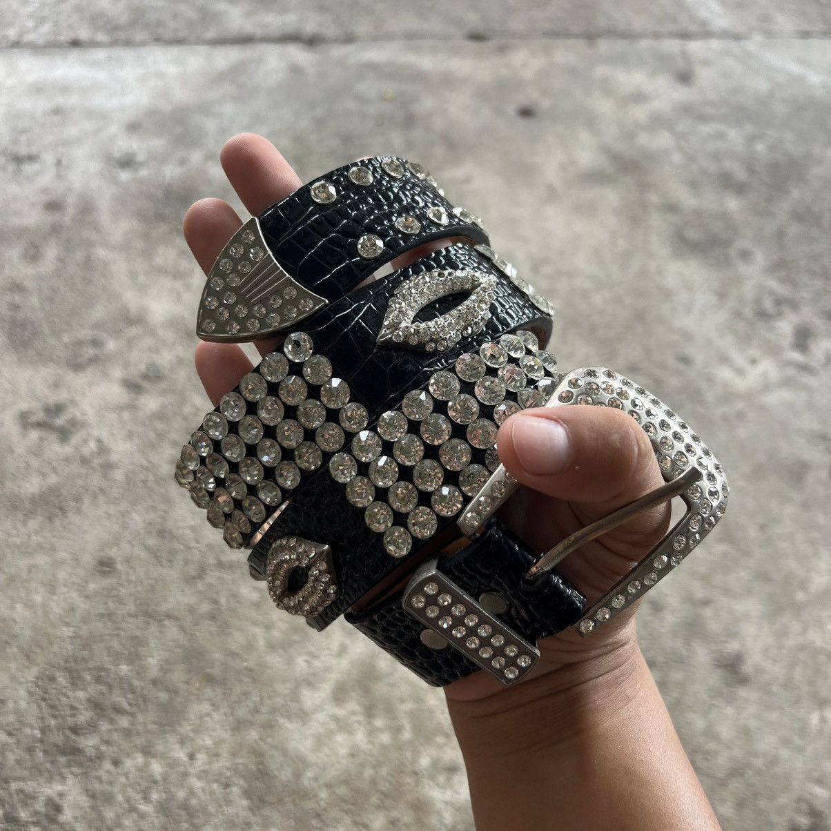 Japanese Brand × Vintage Y2k Custom Diamond Belt Size ONE SIZE - 1 Thumbnail