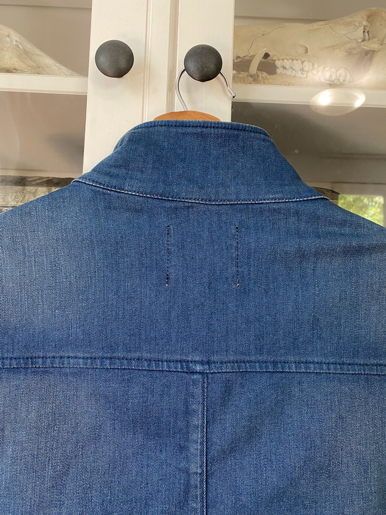 Selected Homme Vintage Washed Indigo Workwear Chore Coat Jacket Denim Size US XL / EU 56 / 4 - 16 Thumbnail